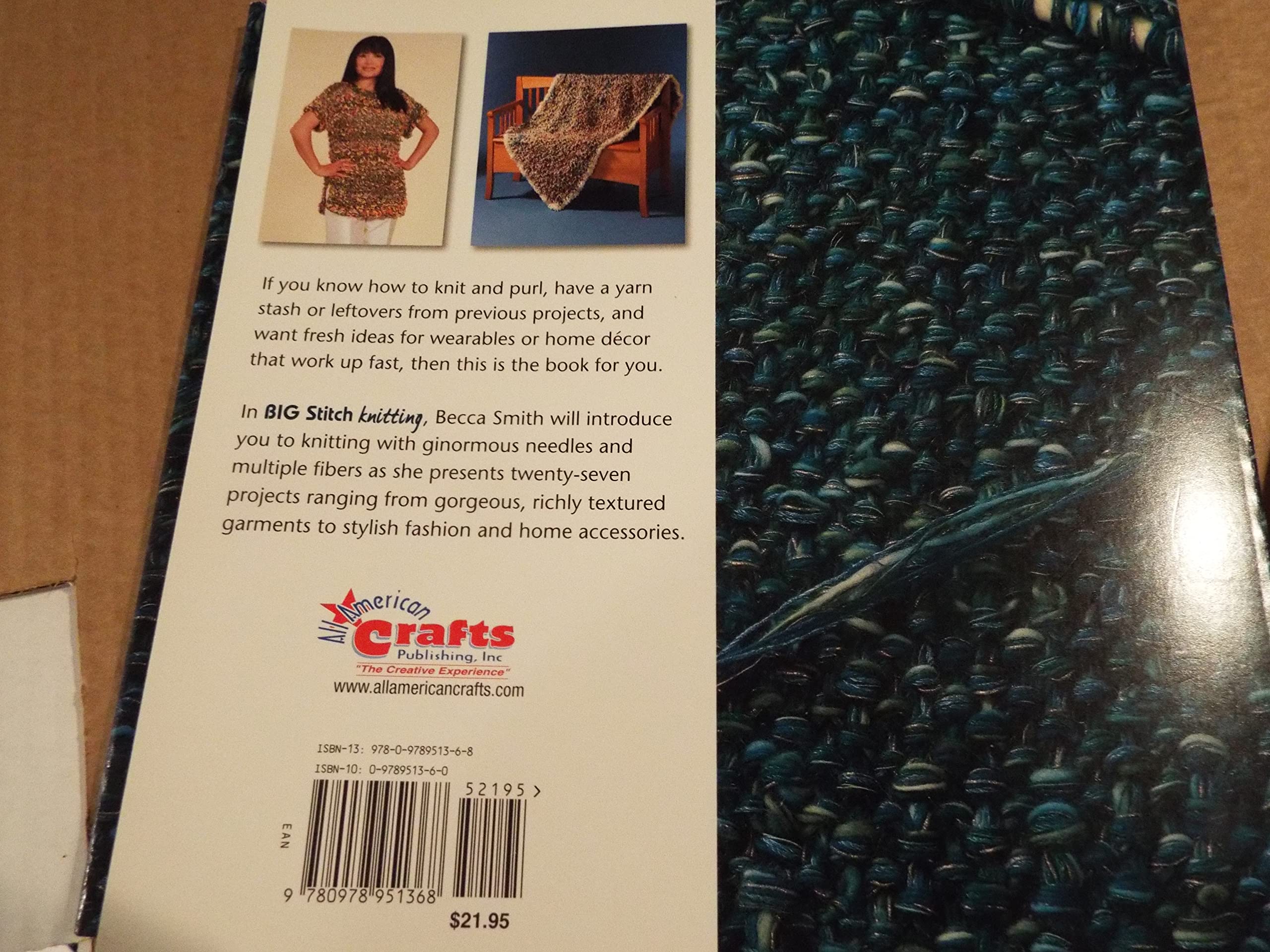 Big Stitch Knitting: Finding Your Inner Stashionista,Used