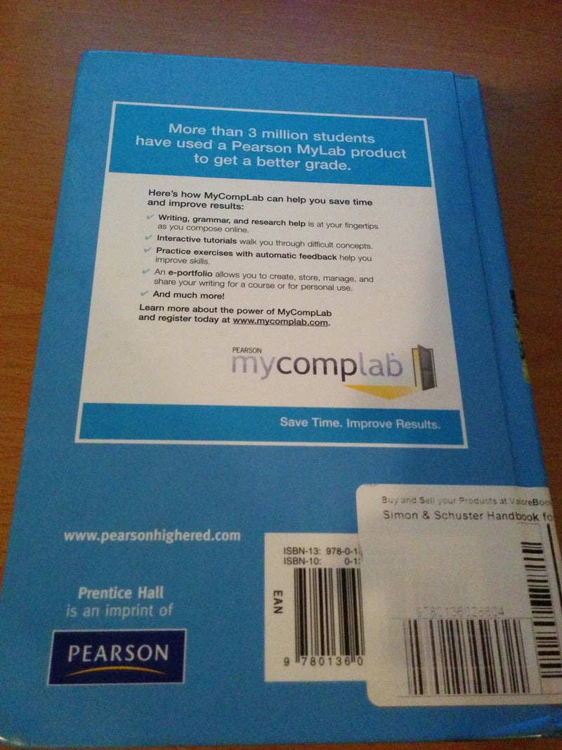 Simon & Schuster Handbook For Writers (9Th Edition),New