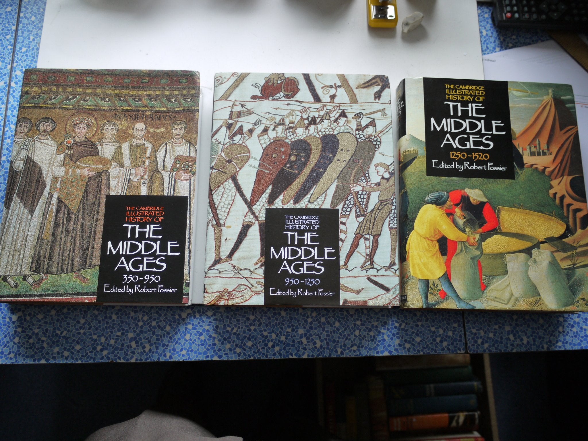 The Cambridge Illustrated History of the Middle Ages 3 Volume Hardback Set,Used