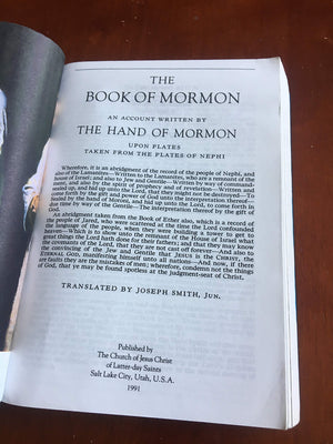 The Book Of Mormon: Another Testament Of Jesus Christ,Used