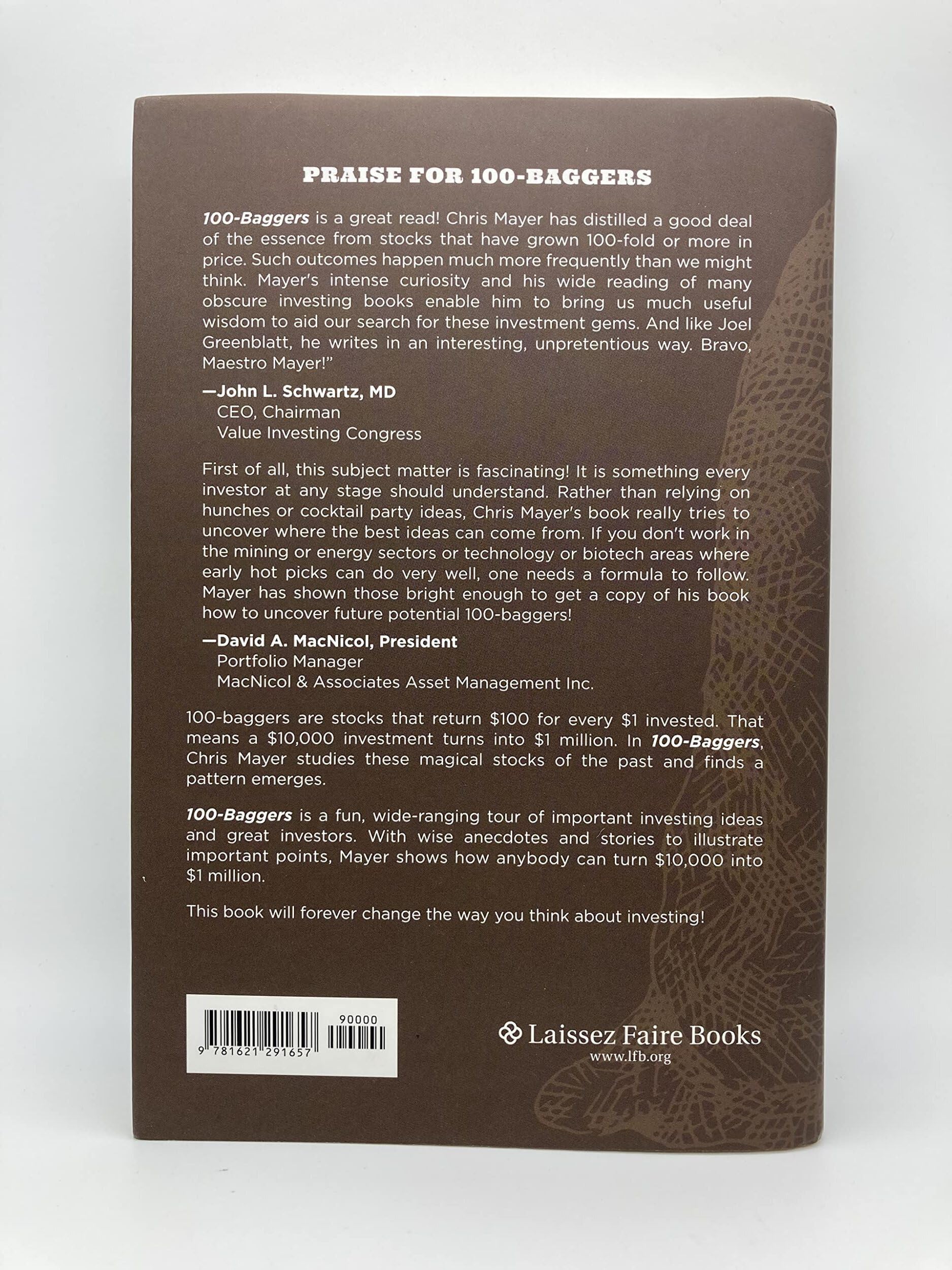 100 Baggers: Stocks That Return 100to1 and How To Find Them,Used