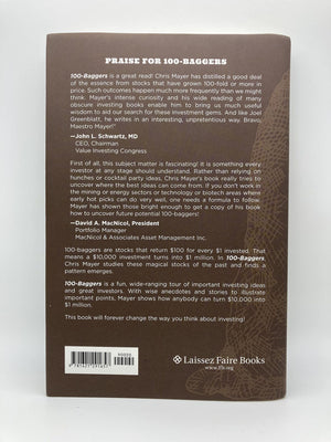 100 Baggers: Stocks That Return 100to1 and How To Find Them,Used