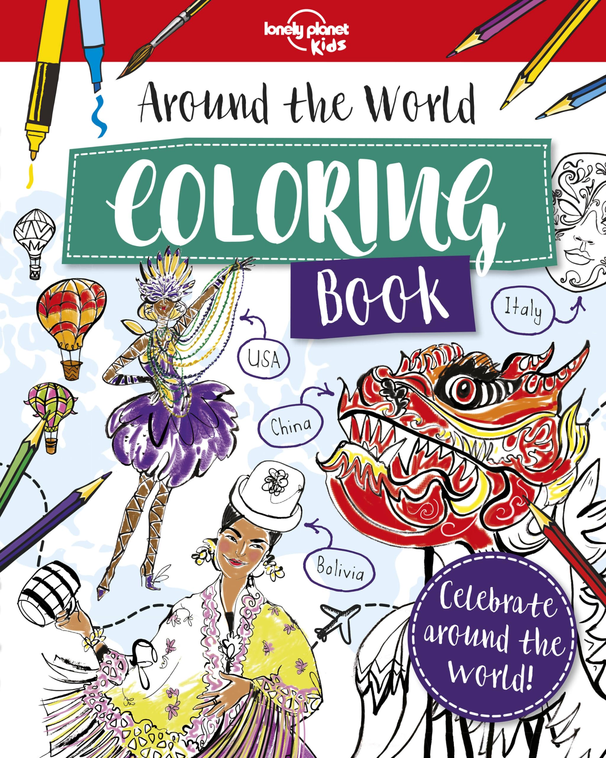 Lonely Planet Kids Around The World Coloring Book 1