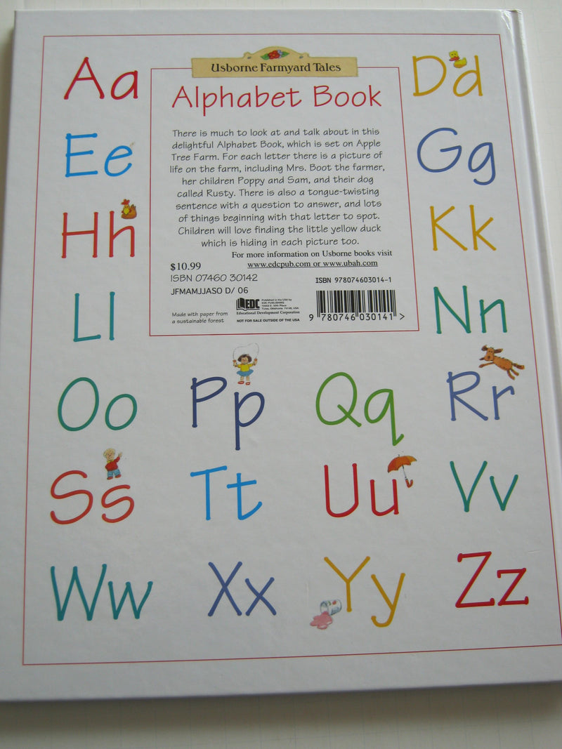 Alphabet Book (Farmyard Tales Books Series),Used
