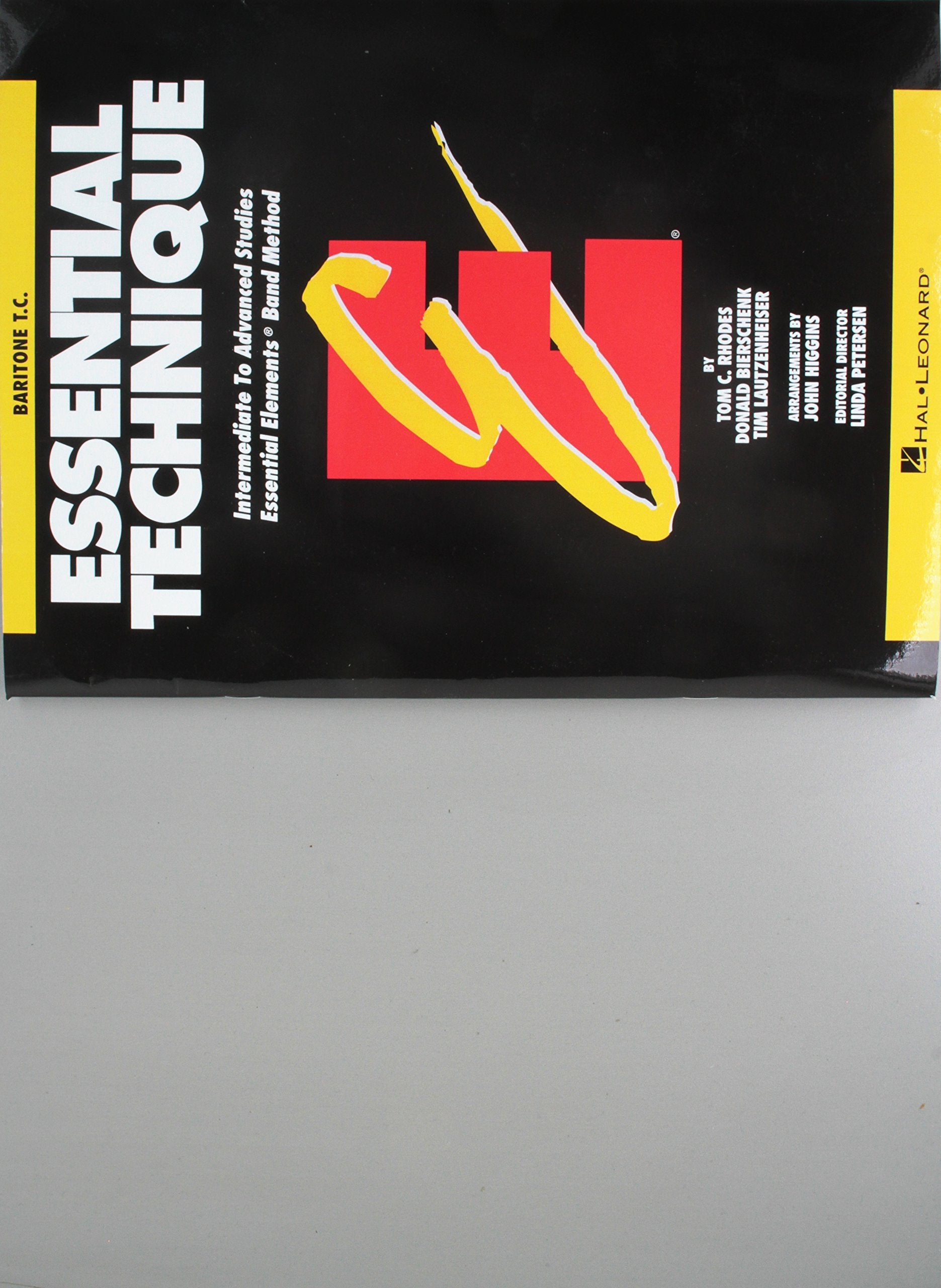 Essential Technique: Intermediate to Advanced Studies  Baritone T. C. (Essential Elements),Used
