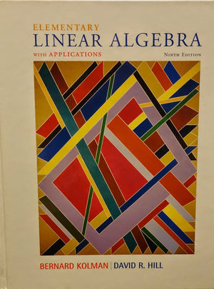 Elementary Linear Algebra with Applications (9th Edition),New