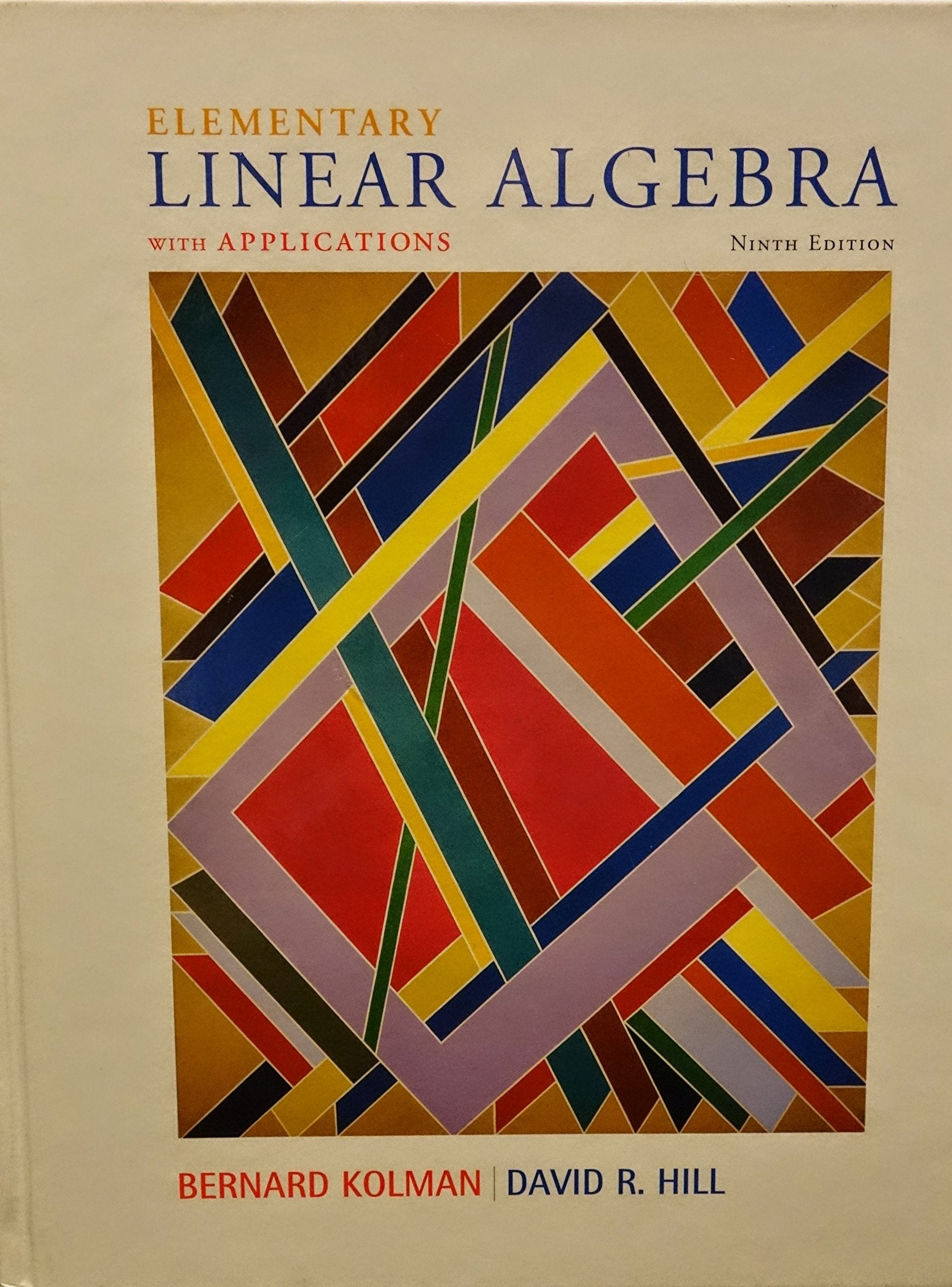 Elementary Linear Algebra with Applications (9th Edition),Used