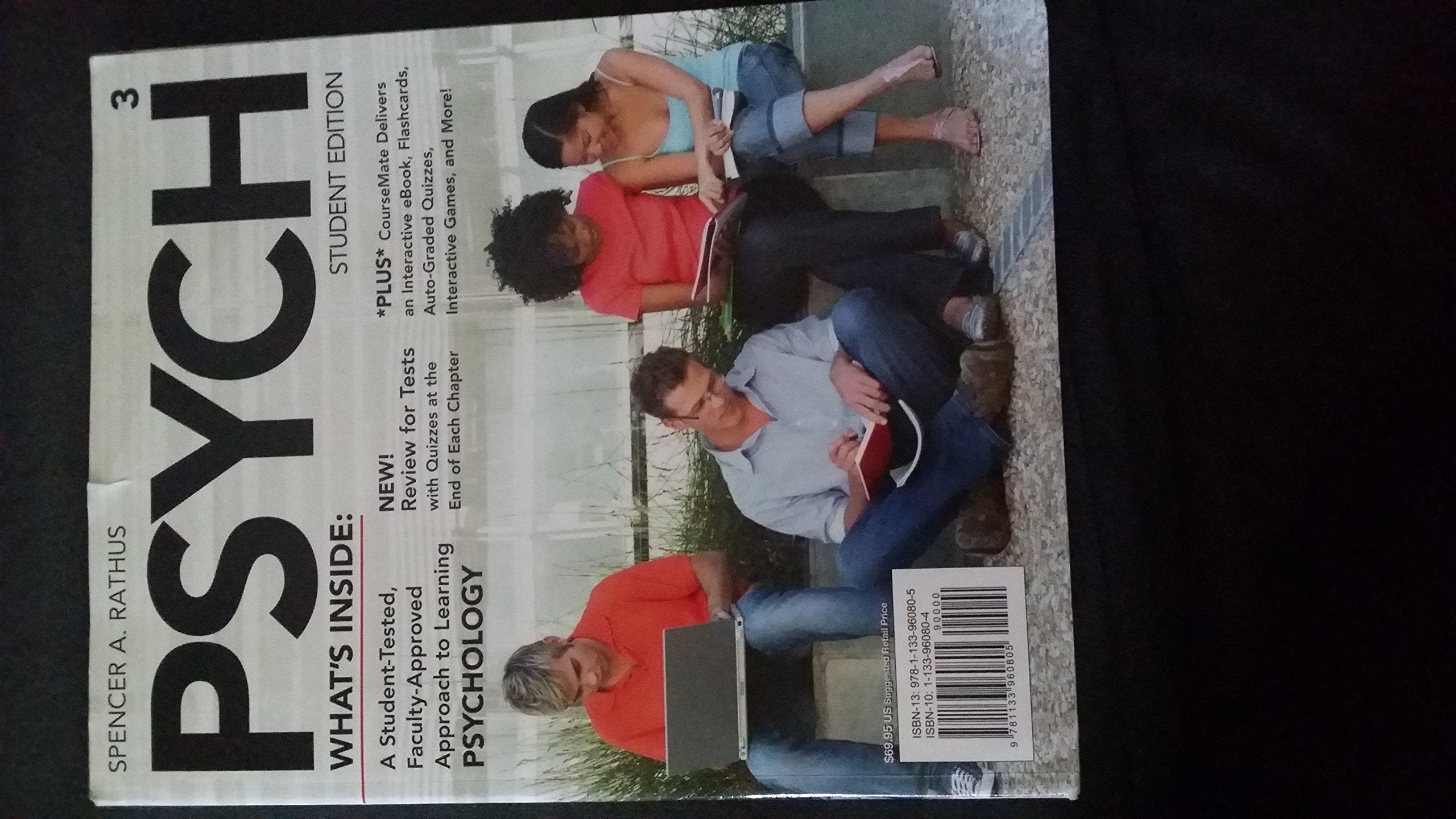 PSYCH3 (with CourseMate Printed Access Card) (New, Engaging Titles from 4LTR Press),New