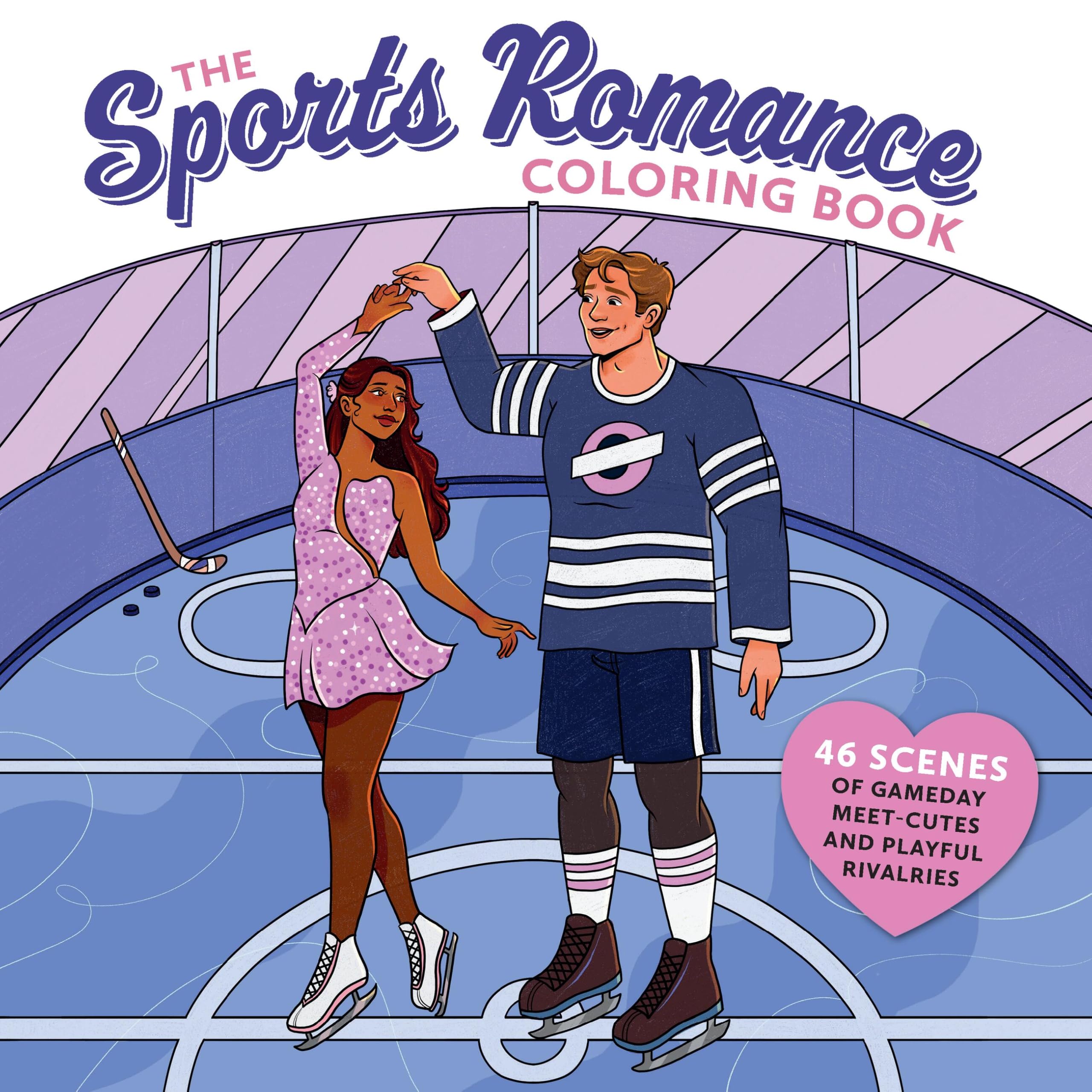 The Sports Romance Coloring Book: 46 Scenes Of Gameday MeetCutes And Playful Rivalries