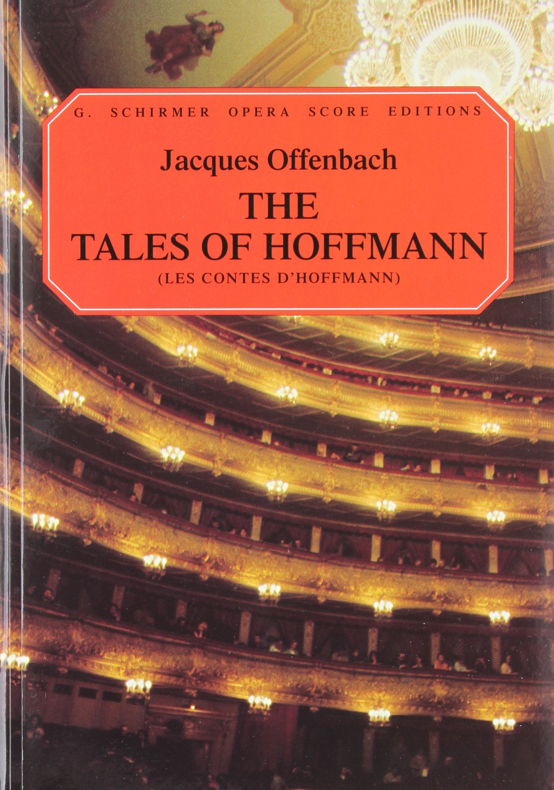 Tales Of Hoffman Vocal Score Paper French English Les Contes,New