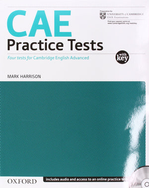 CAE Practice Tests w/Key and Audio Cds Pack,Used