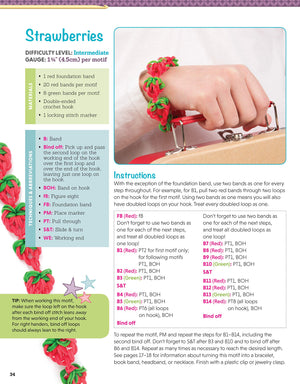 Hooked on Rubber Band Jewelry: 12 OfftheLoom Designs for Bracelets, Necklaces, and Other Accessories (Design Originals) Easy S,Used