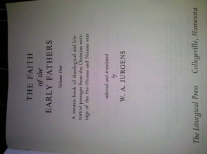 Faith of the Early Fathers: ThreeVolume Set,Used