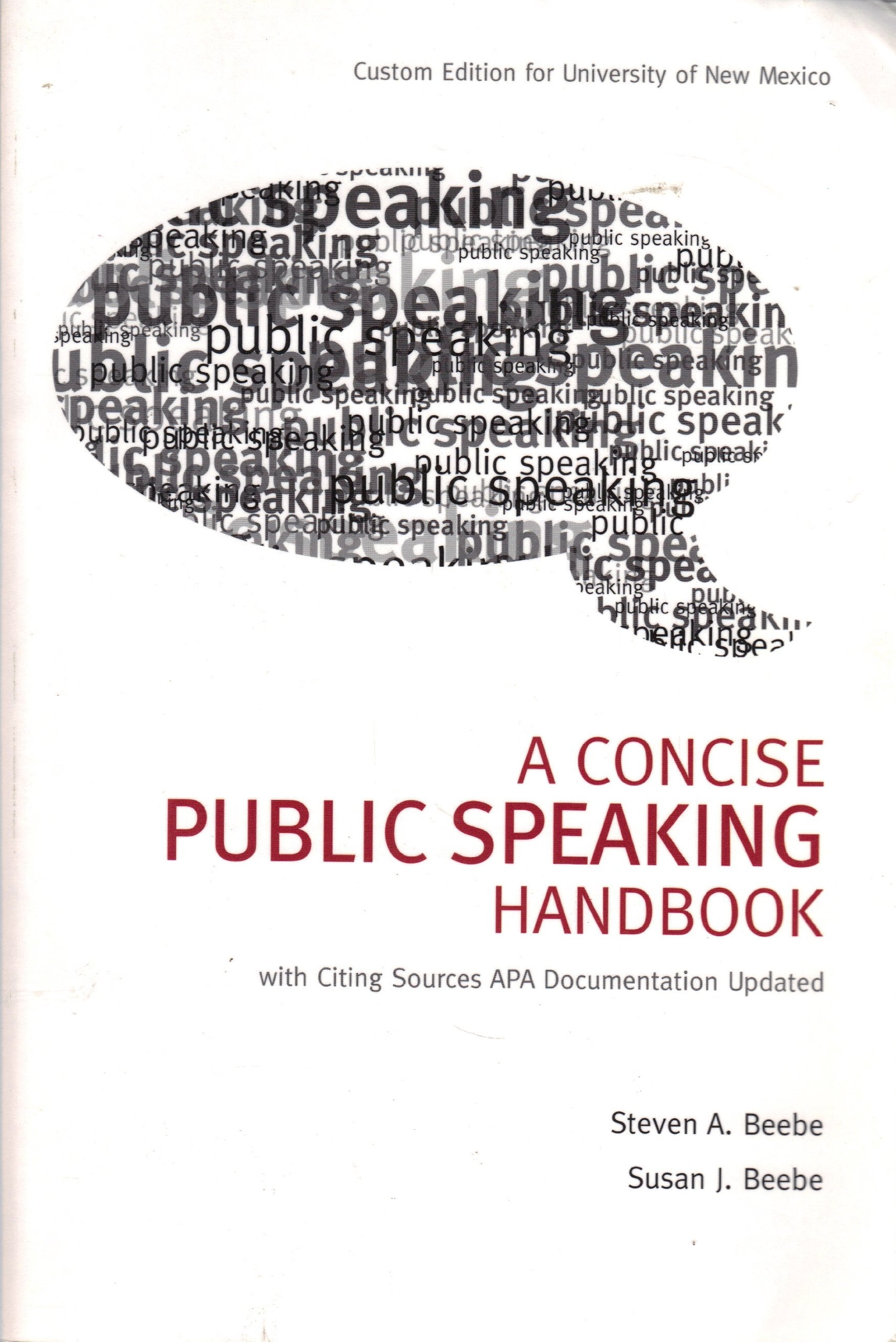 A Concise Public Speaking Handbook,Used
