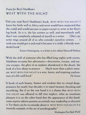 Splendid Outcast: Beryl Markham's African Stories,Used