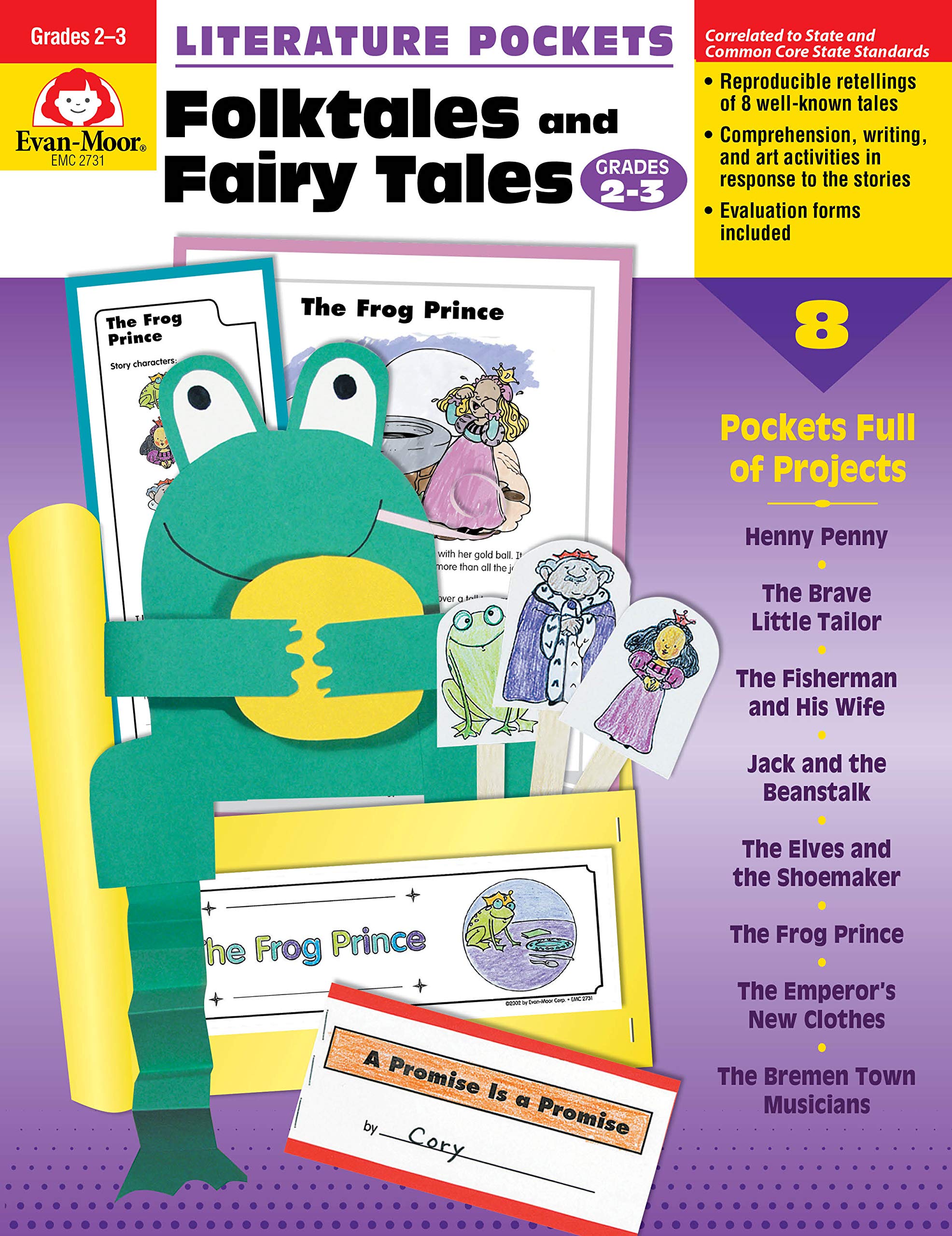 Literature Pockets, Folk Tales and Fairy Tales, Grades 23,Used