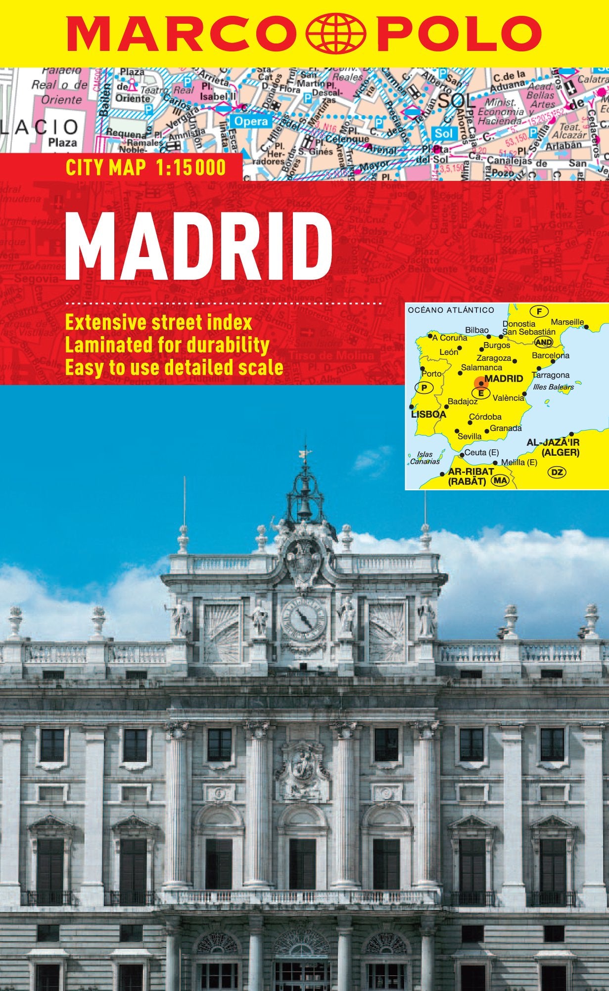 Madrid Marco Polo City Map (Marco Polo City Maps),Used