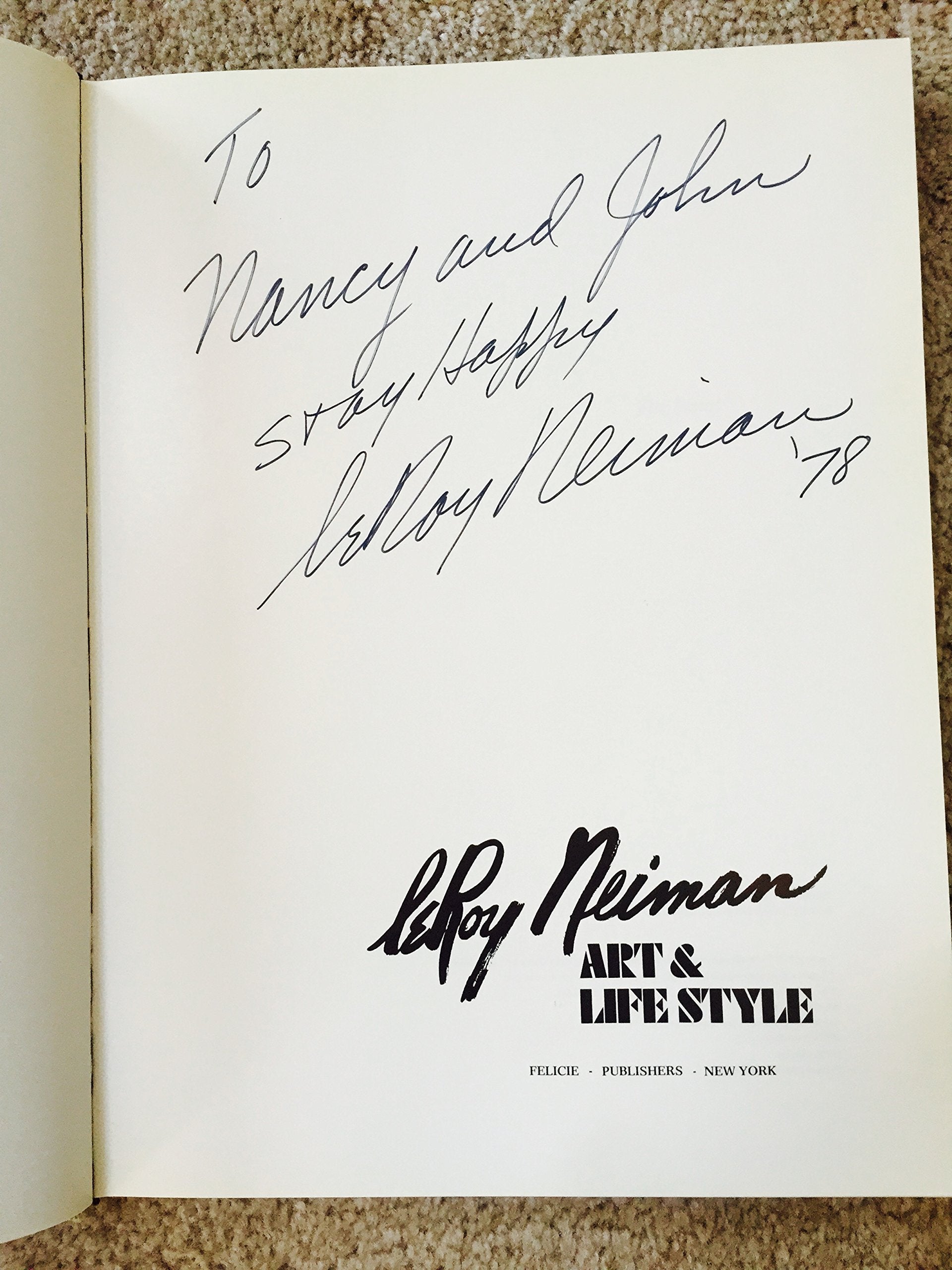 LeRoy Neiman: Art & Life Style-Used