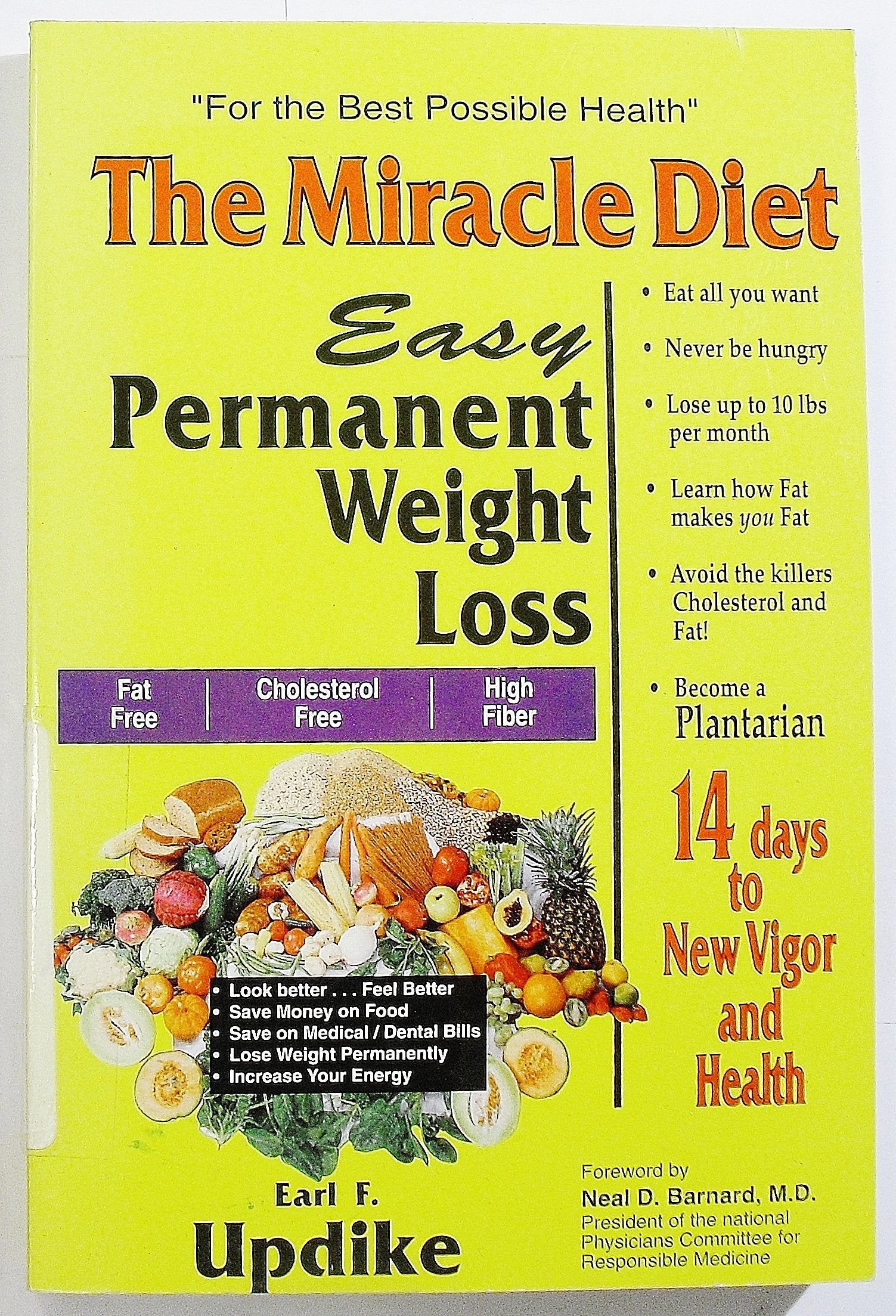 The Miracle Diet: 14 Days to New Vigor and Health,Used