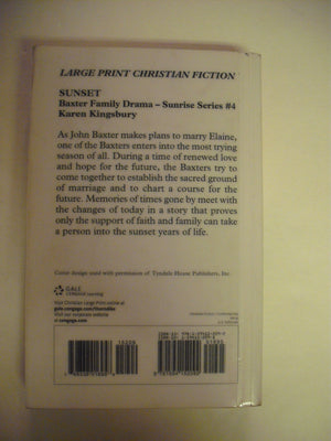Sunset (Baxter Family Drama  Sunrise Series),Used