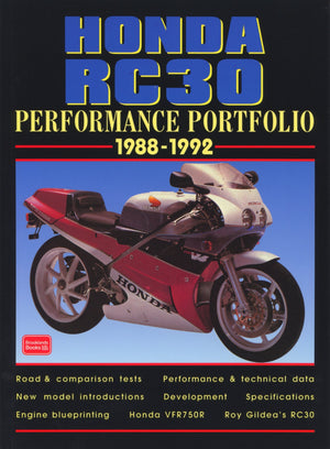 Honda RC30 Performance Portfolio 19881992,Used