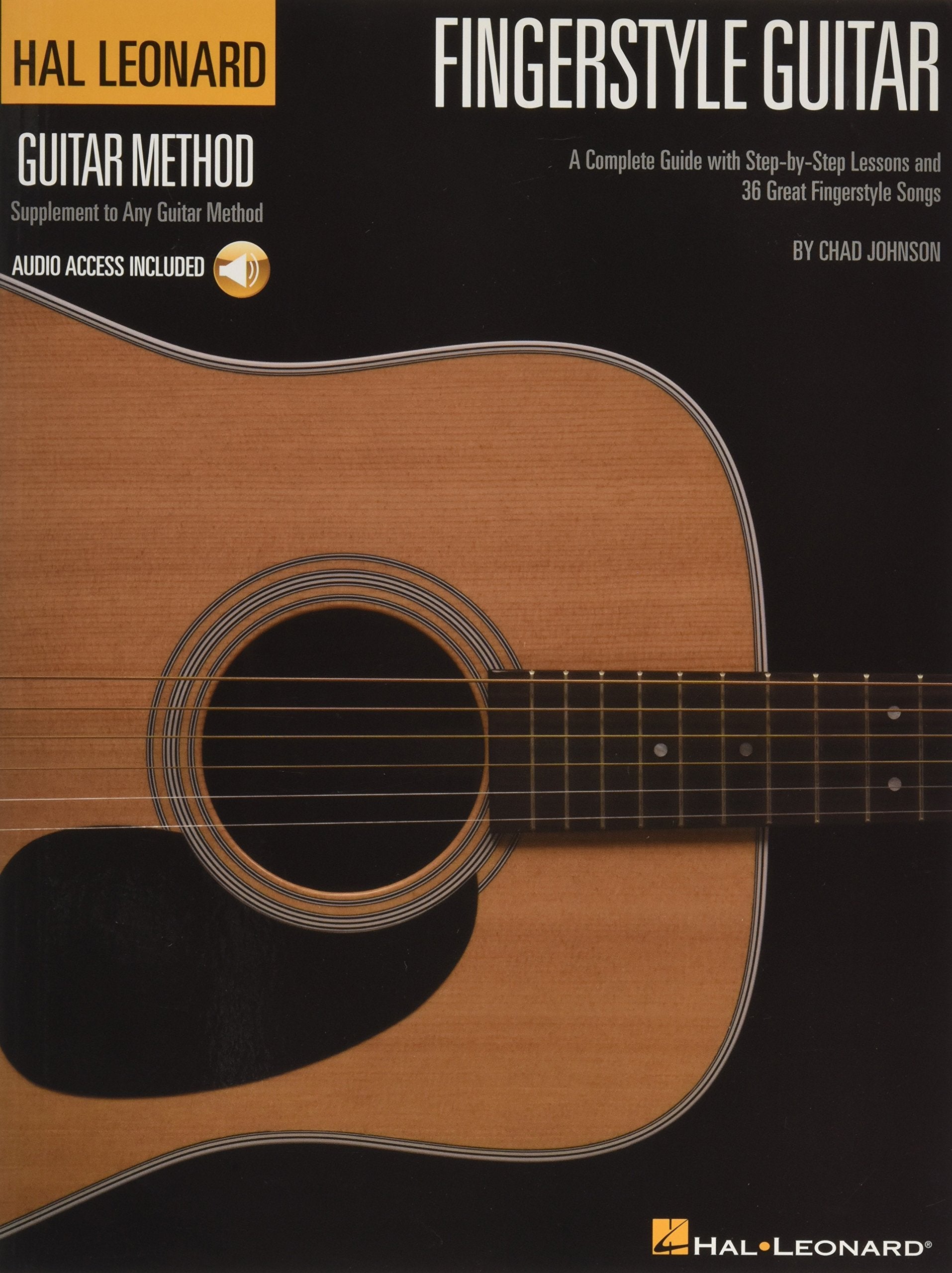 Fingerstyle Guitar Method Book/Online Audio (Hal Leonard Guitar Method (Songbooks))-used
