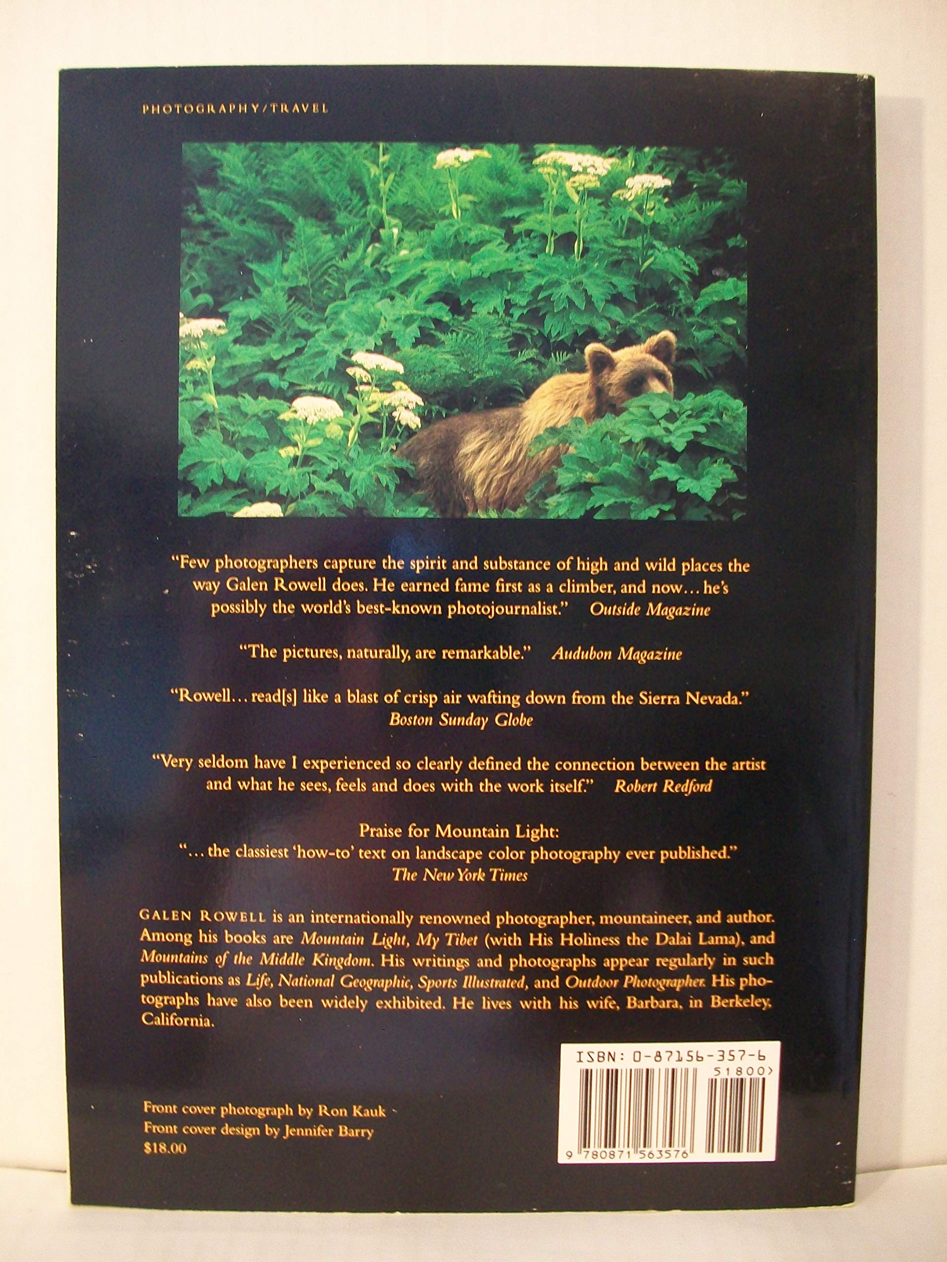 Galen Rowell's Vision: The Art of Adventure Photography,Used