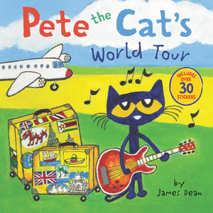 Pete the Cat's World Tour: Includes Over 30 Stickers!,New