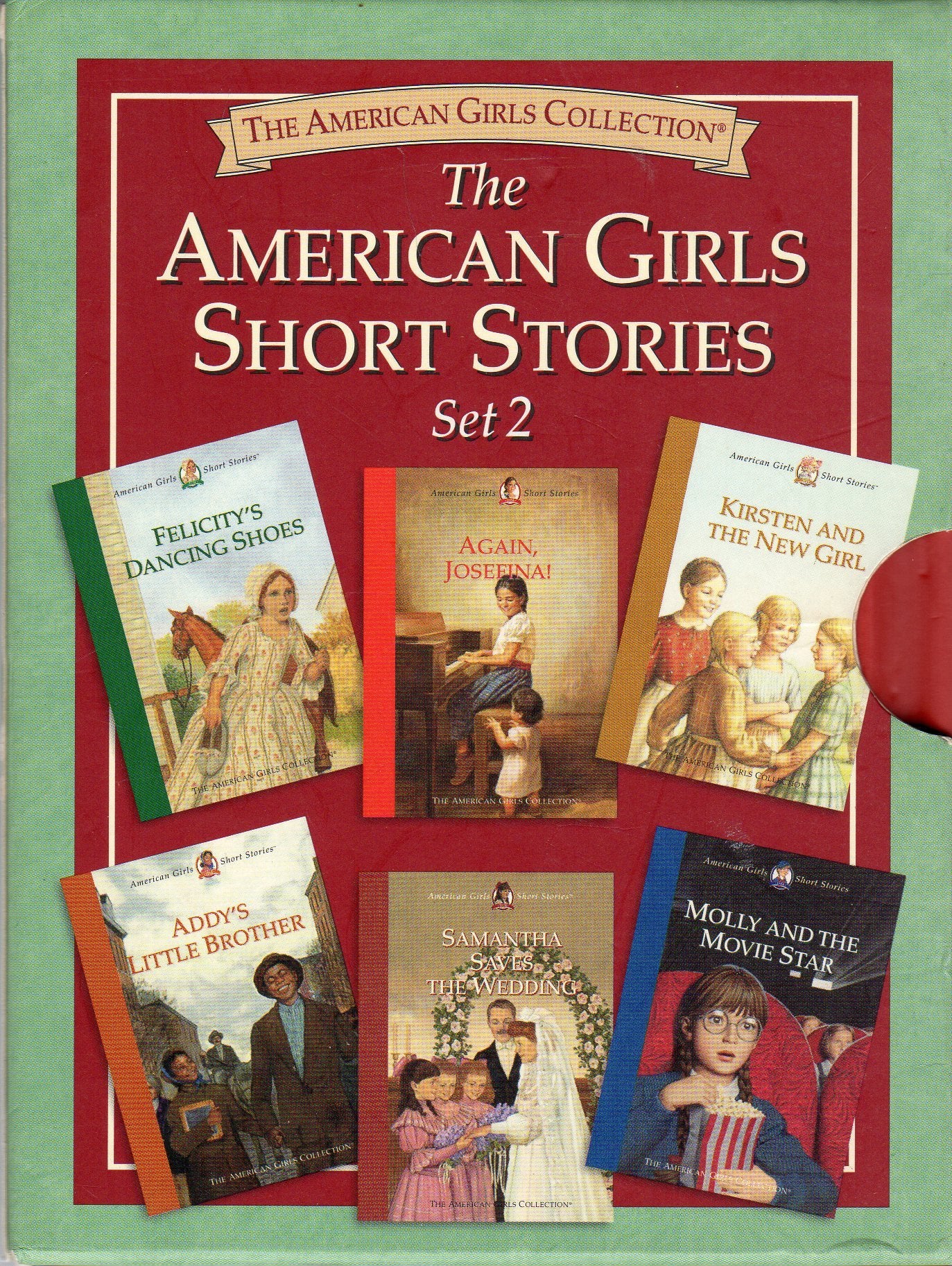 The American Girls Short Stories, Set 2: Molly and the Movie Star, Samantha Saves the Wedding, Addy's Little Brother,Kirsten and,Used