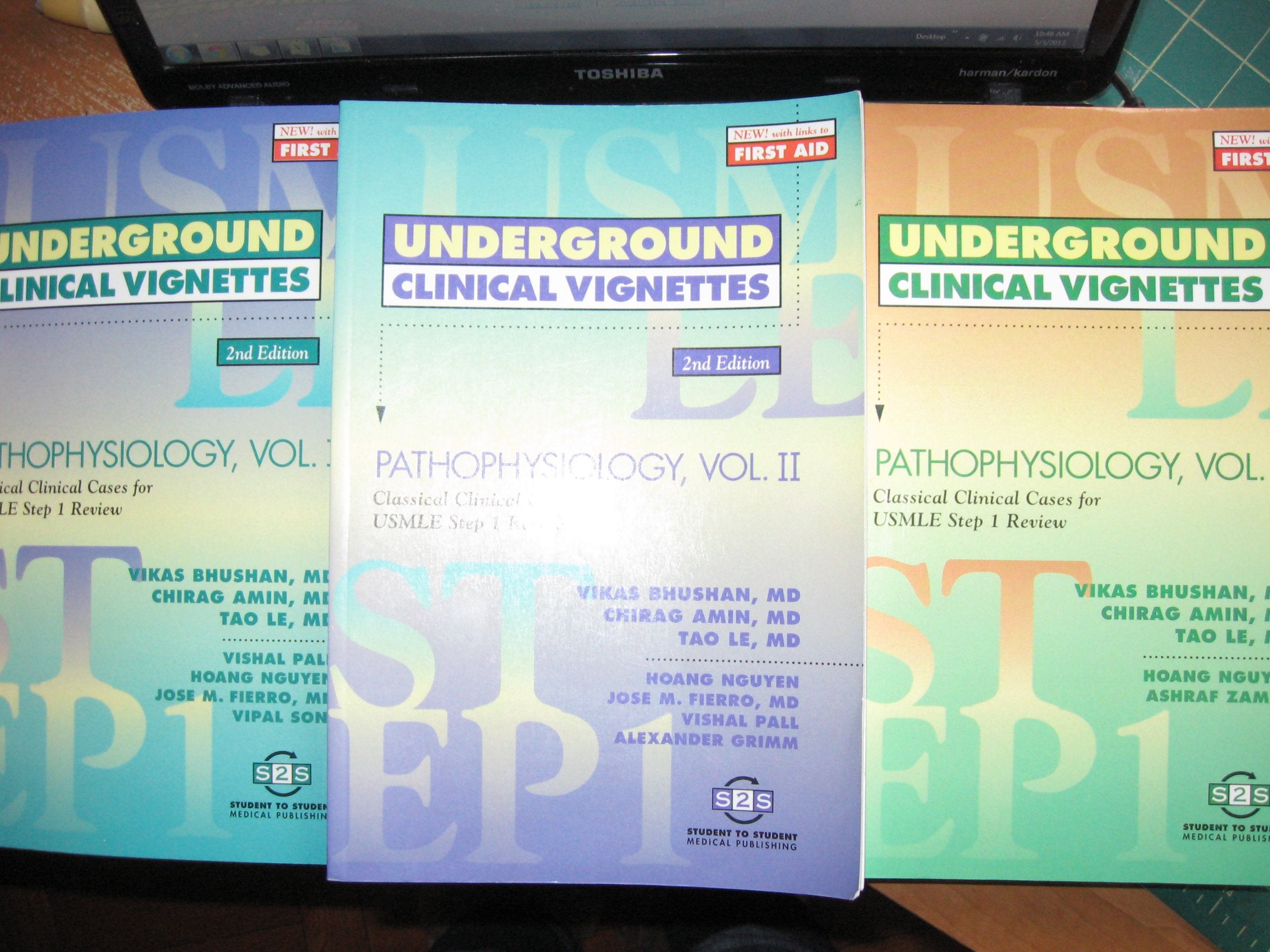Underground Clinical Vignettes: Pathophysiology, Volume 1: Classic Clinical Cases for USMLE Step 1 Review,Used