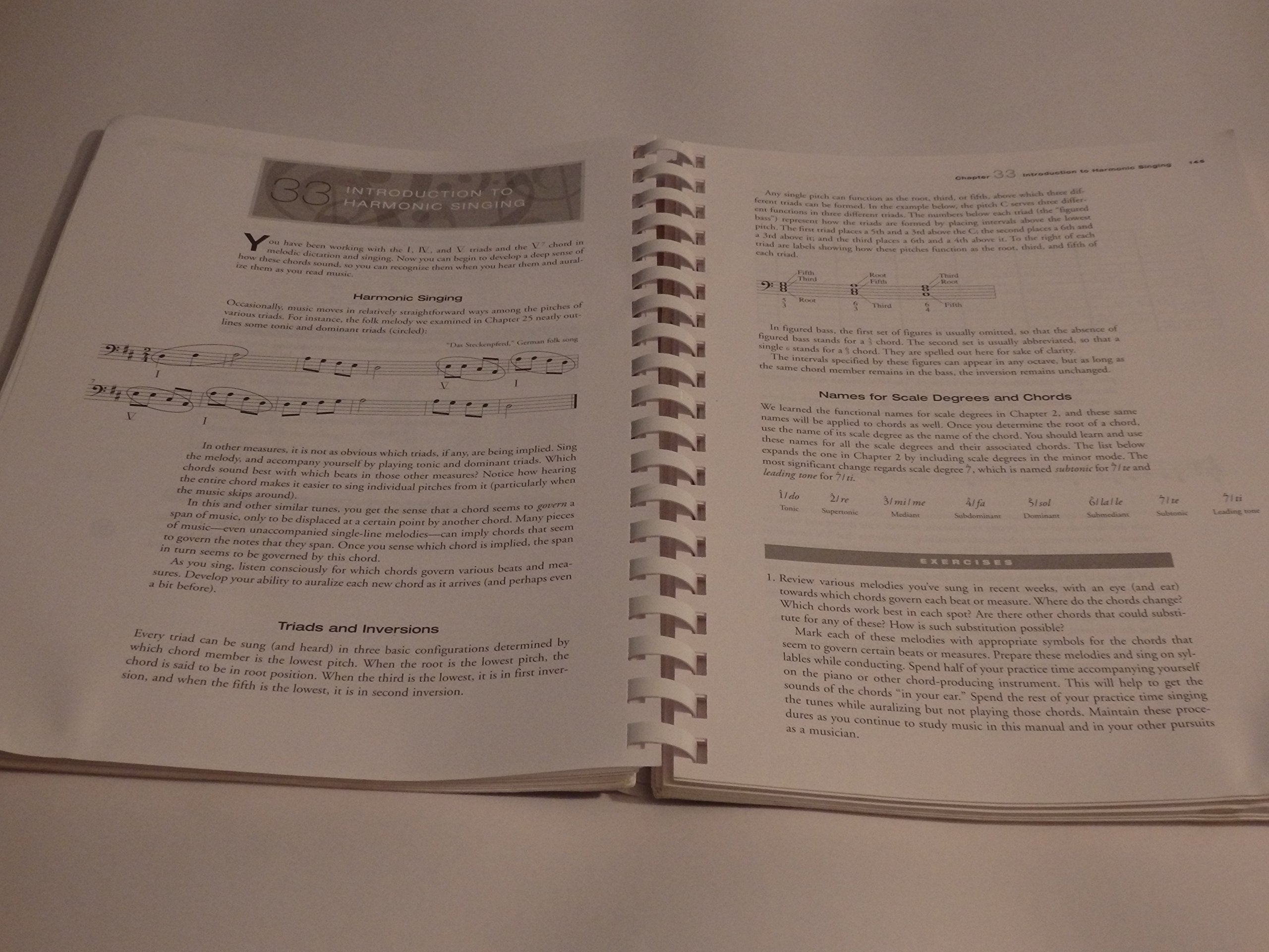 Manual For Ear Training And Sight Singing,Used
