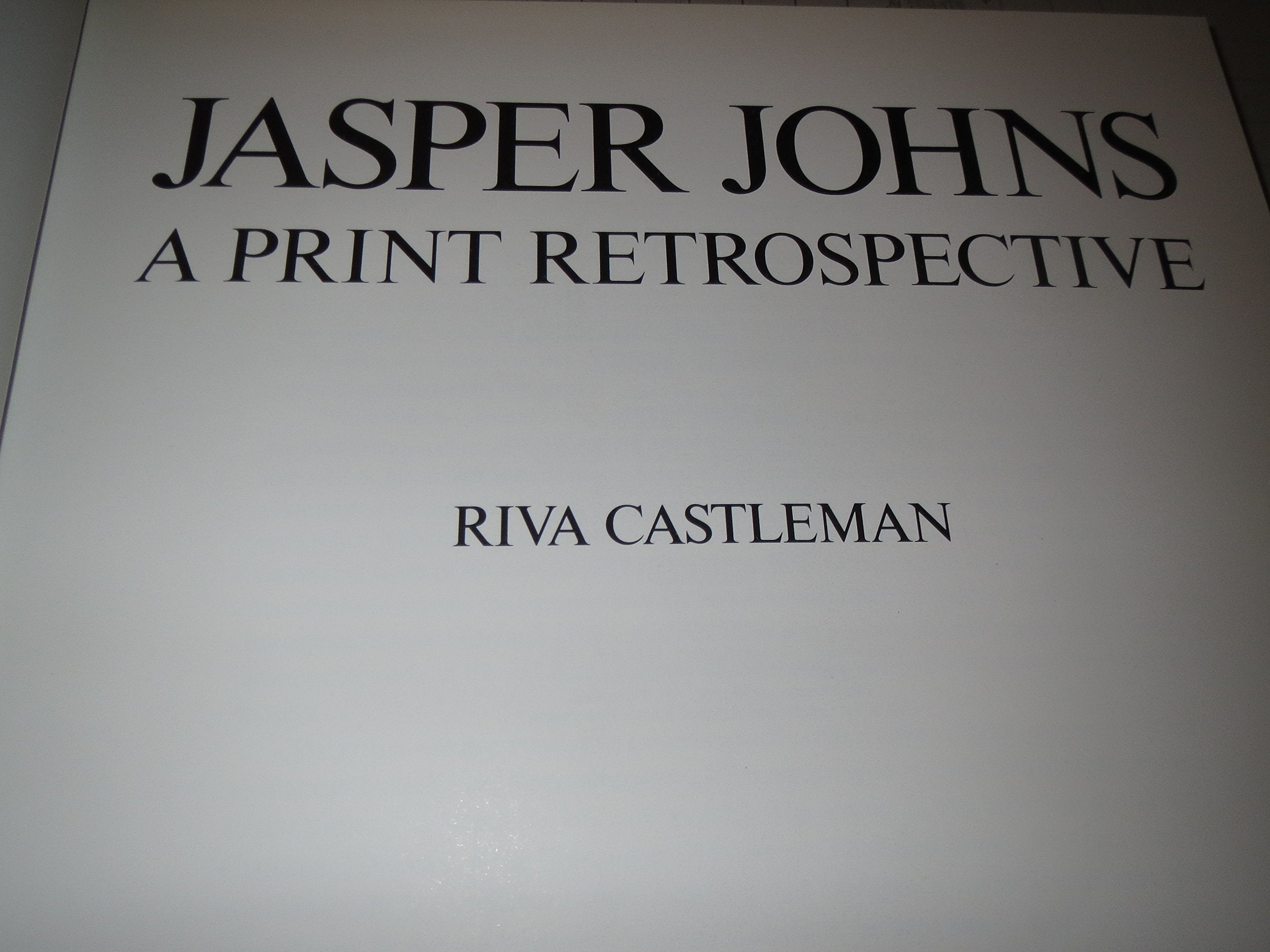 Jasper Johns: A Print Retrospective,Used