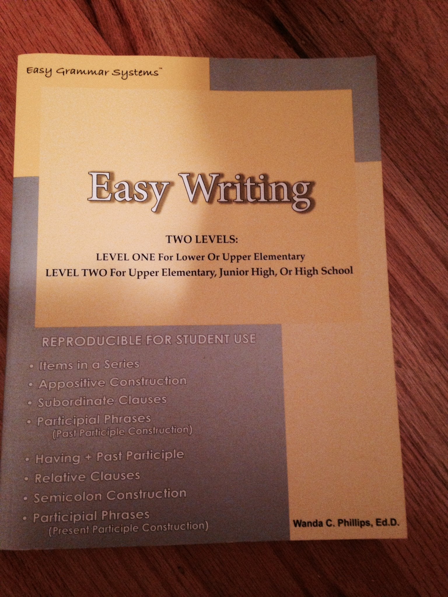 Easy Writing Teaching Students How to Write Complex Sentence Structures,New