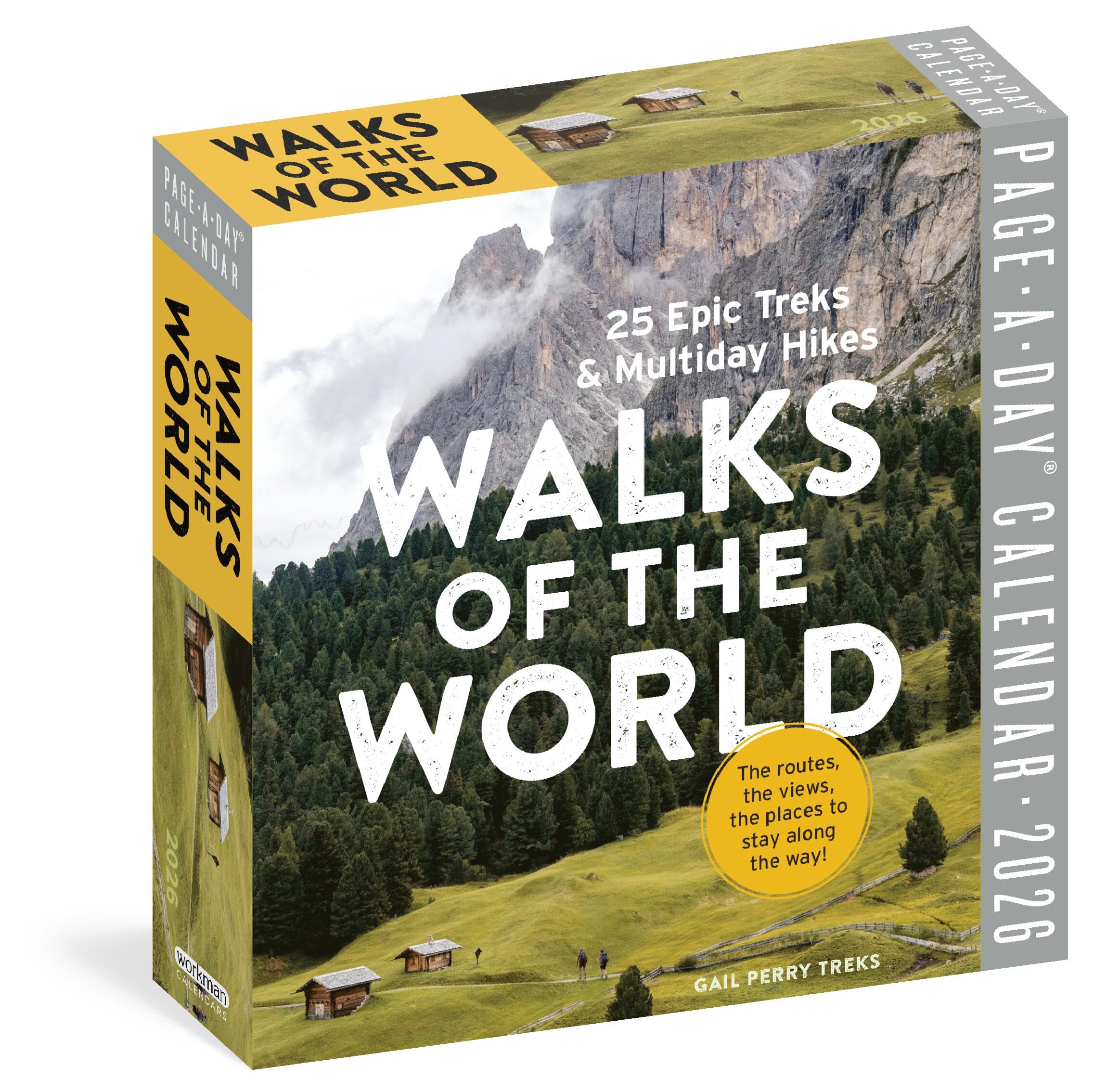 Walks Of The World PageADay Calendar 2026: 25 Epic Treks And Multiday Hikes