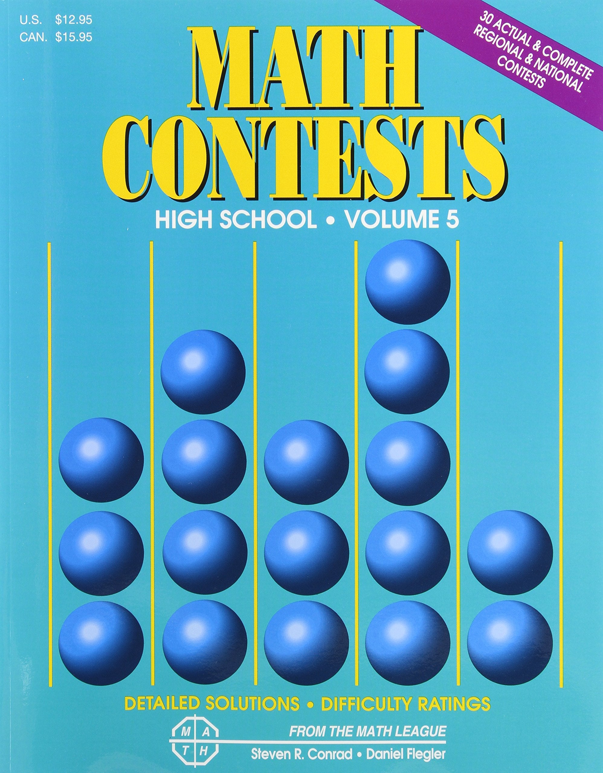 Math Contests: High School, Vol. 5  School Years 20012002 through 20052006,Used