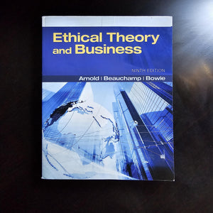 Ethical Theory And Business (9Th Edition),New