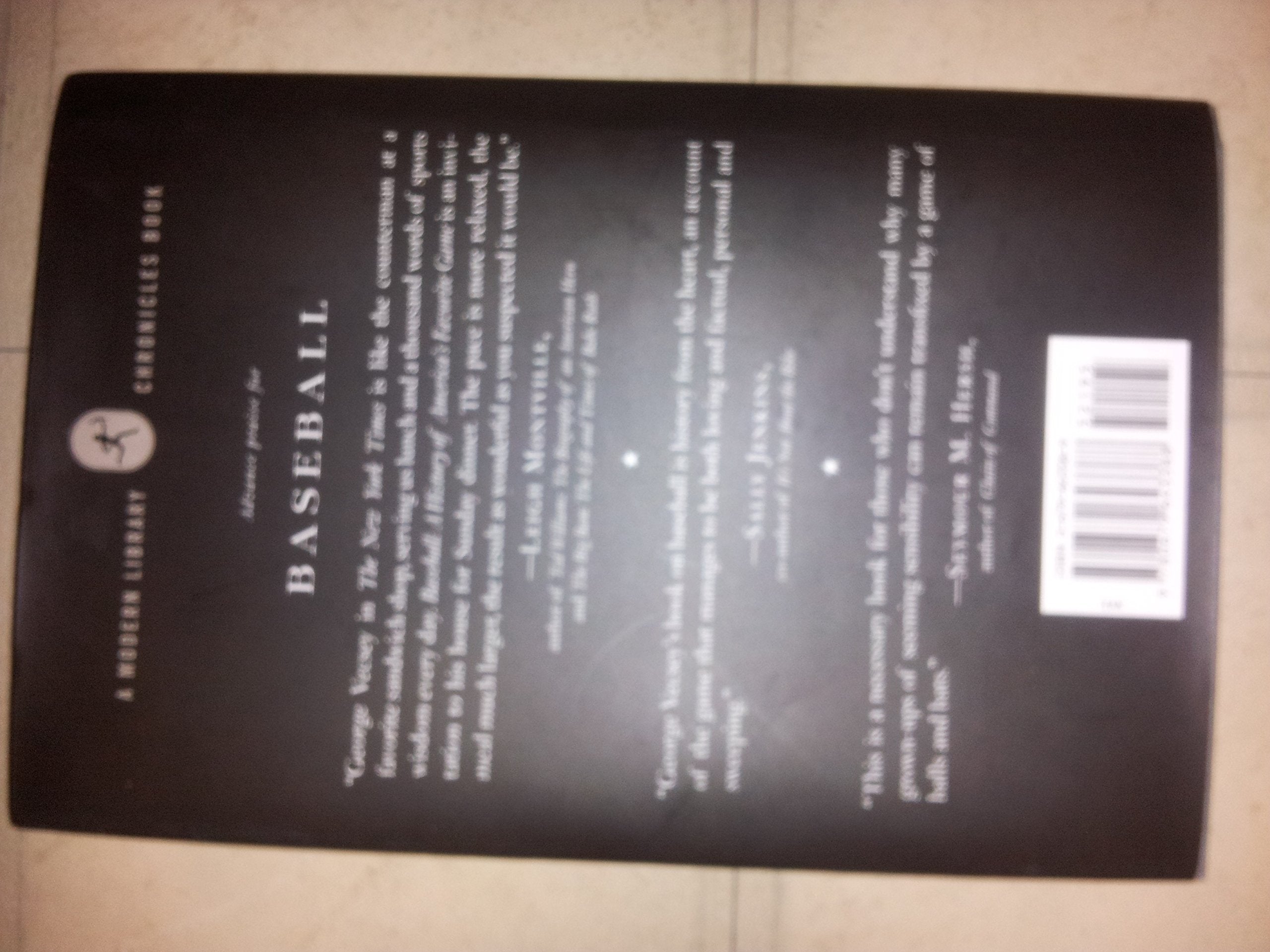 Baseball: A History of America s Favorite Game (Modern Library Chronicles)