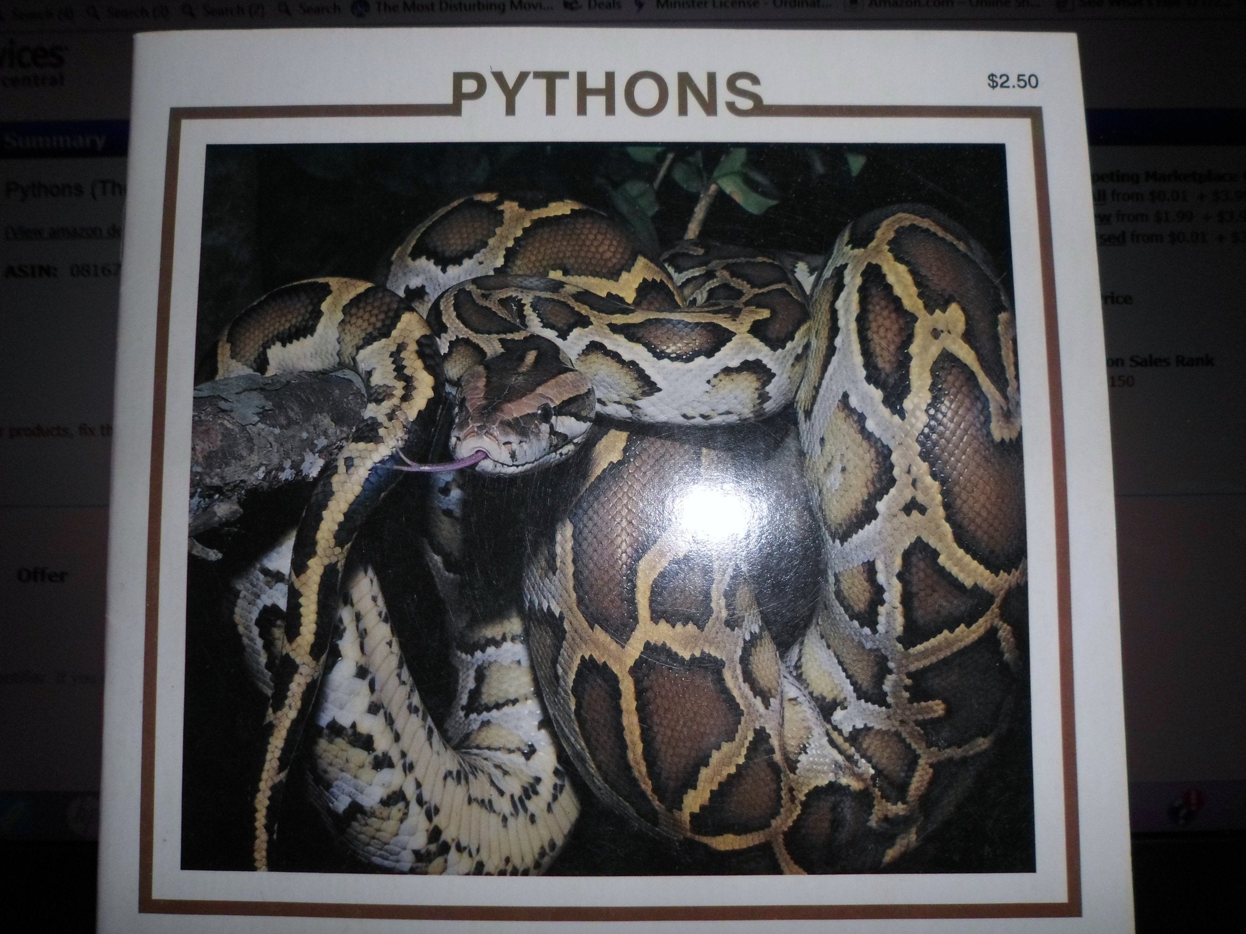 Pythons (The Snake Discovery Library),Used