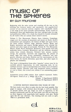 Music Of The Spheres: The Material Universe From Atom To Quasar, Simply Explained; Volume I, The Macrocosm: Planets, Stars, Gala,Used