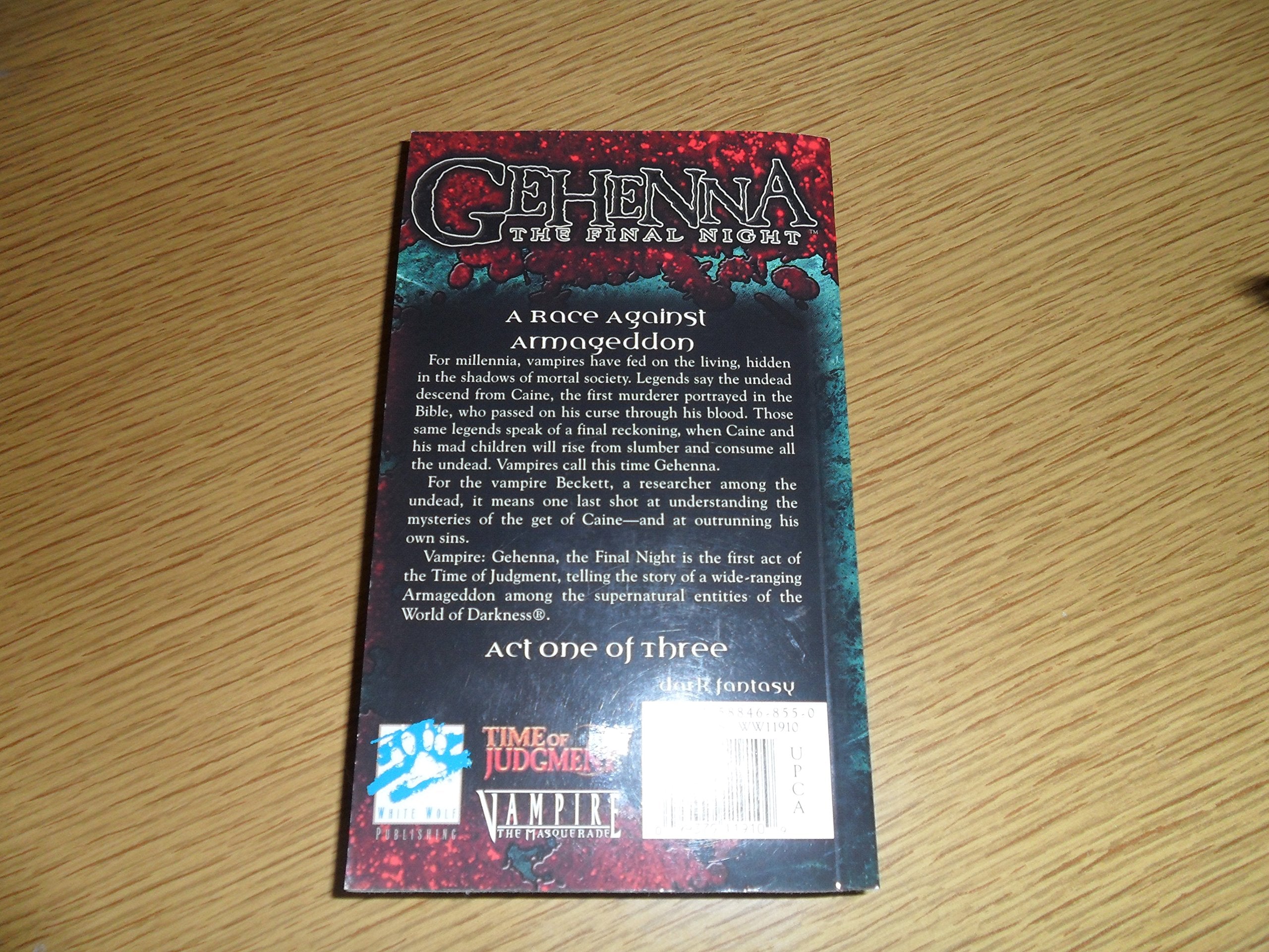 Gehenna: The Final Night (Vampire: The Masquerade),Used