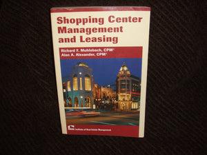 Shopping Center Management And Leasing,Used