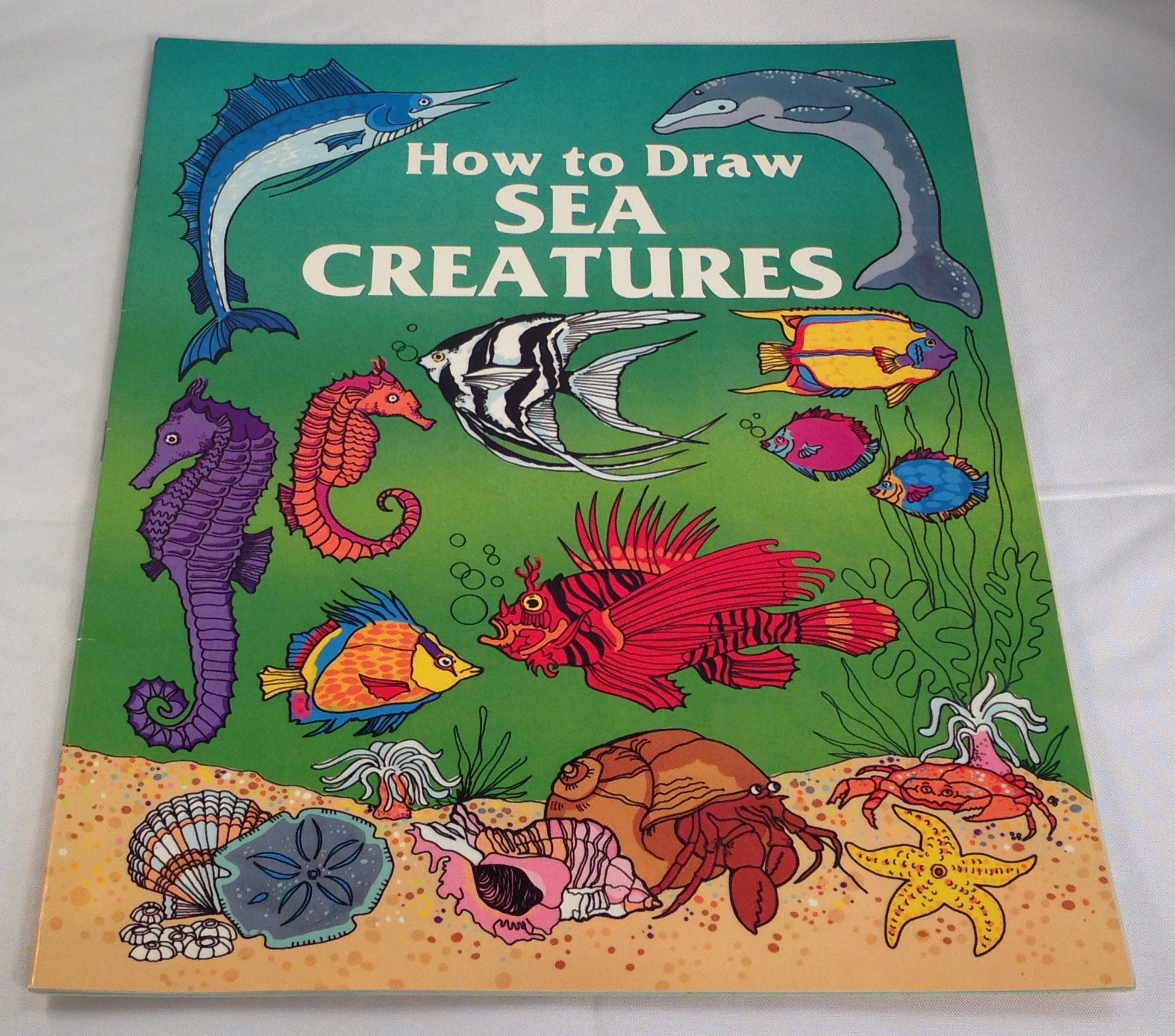 How To Draw Sea Creatures  Pbk,Used