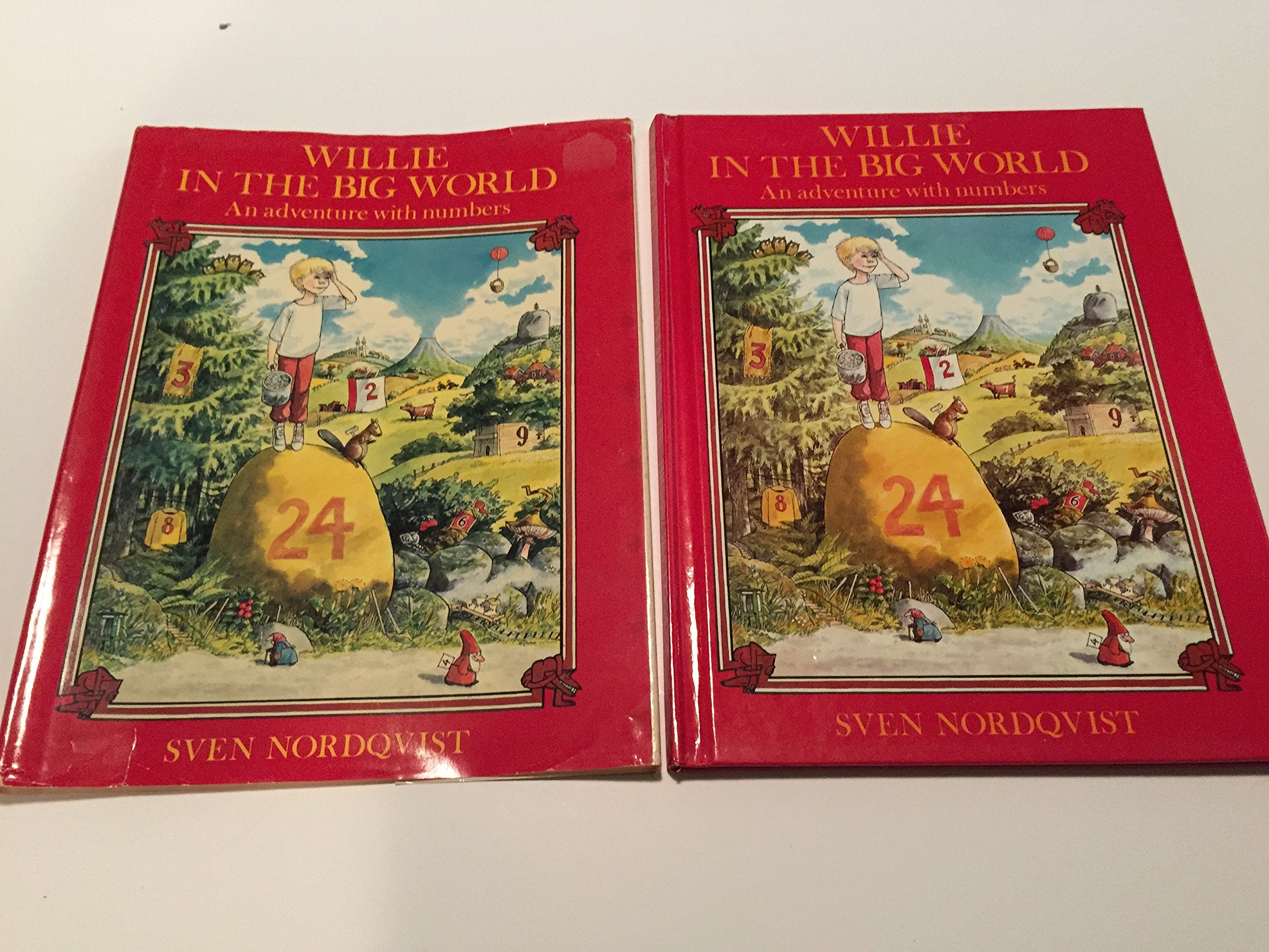 Willie in the Big World: An Adventure With Numbers (English and Swedish Edition),Used