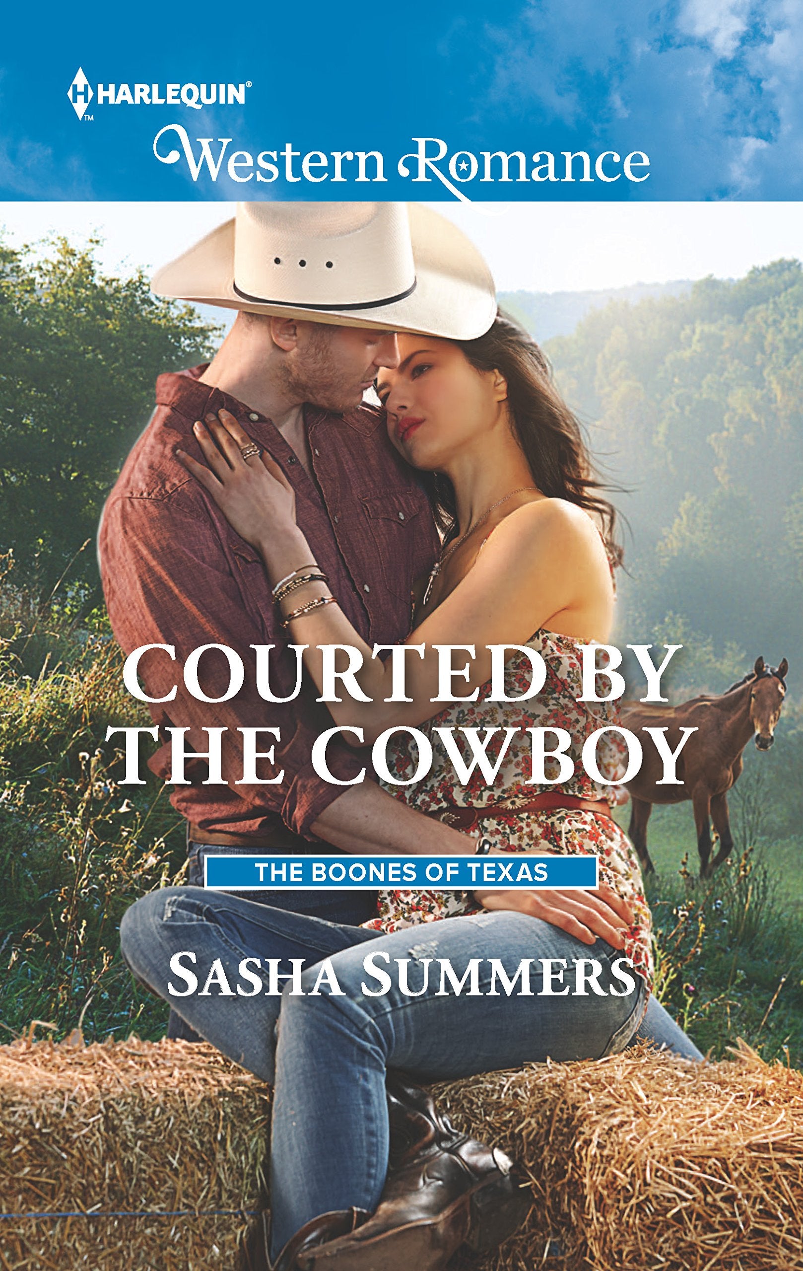 Courted by the Cowboy (The Boones of Texas, 3),Used