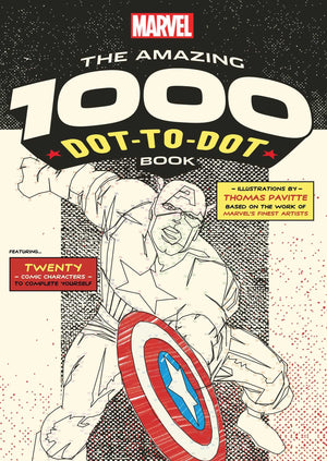 Marvel: The Amazing 1000 DottoDot Book (Numbers will be small),Used