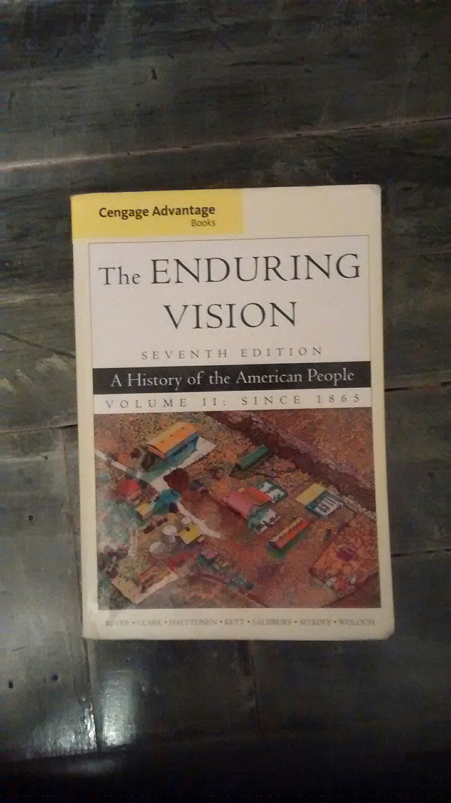 Cengage Advantage Books: The Enduring Vision, Volume II,Used