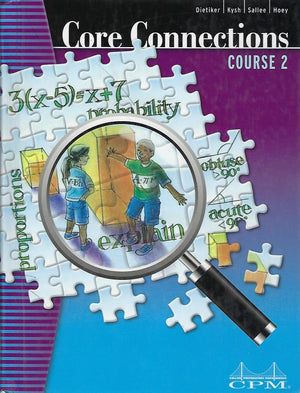 CPM Educational Program Core Connections Course 2 Student Edition - Engaging Mathematics Resource for Effective Learning