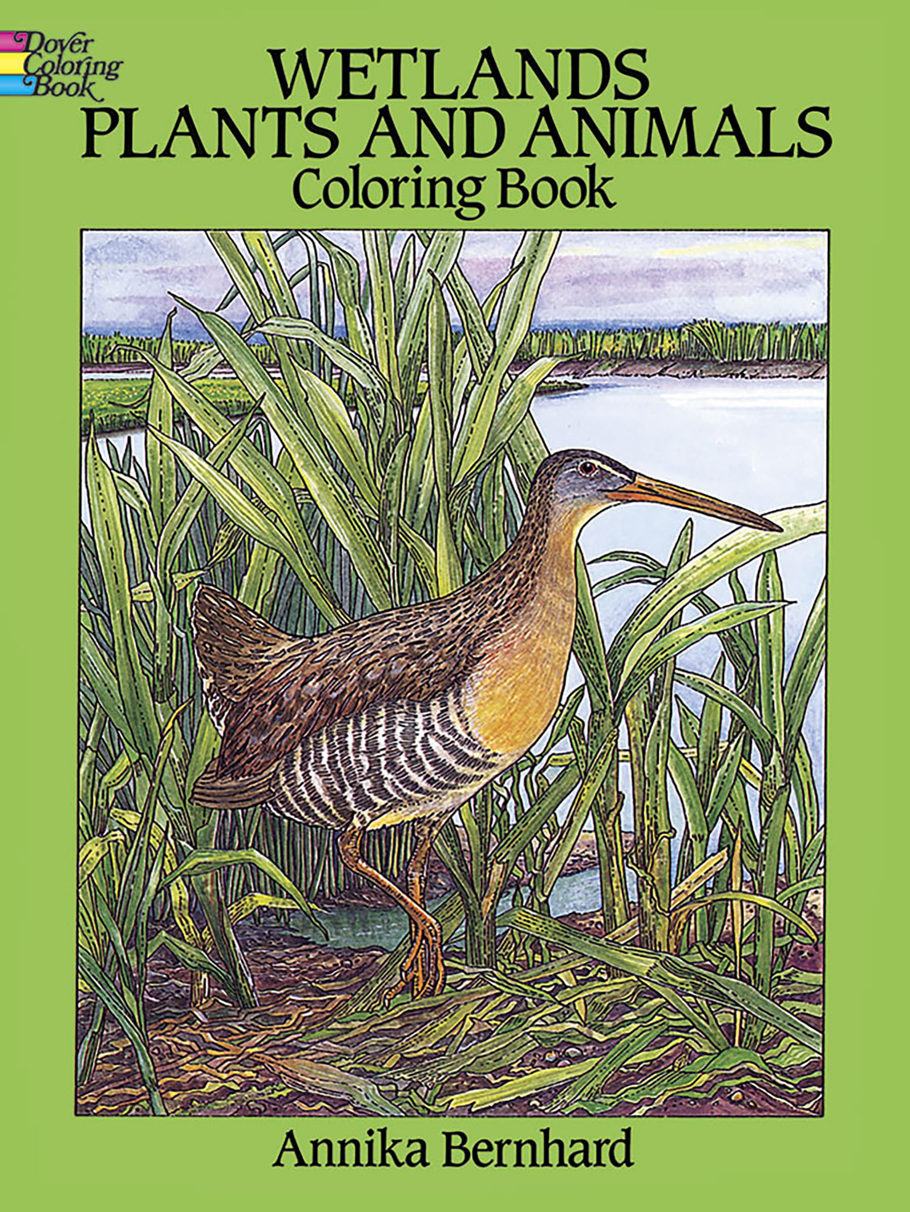 Wetlands Plants and Animals Coloring Book,Used