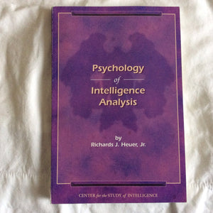 Psychology of Intelligence Analysis,Used