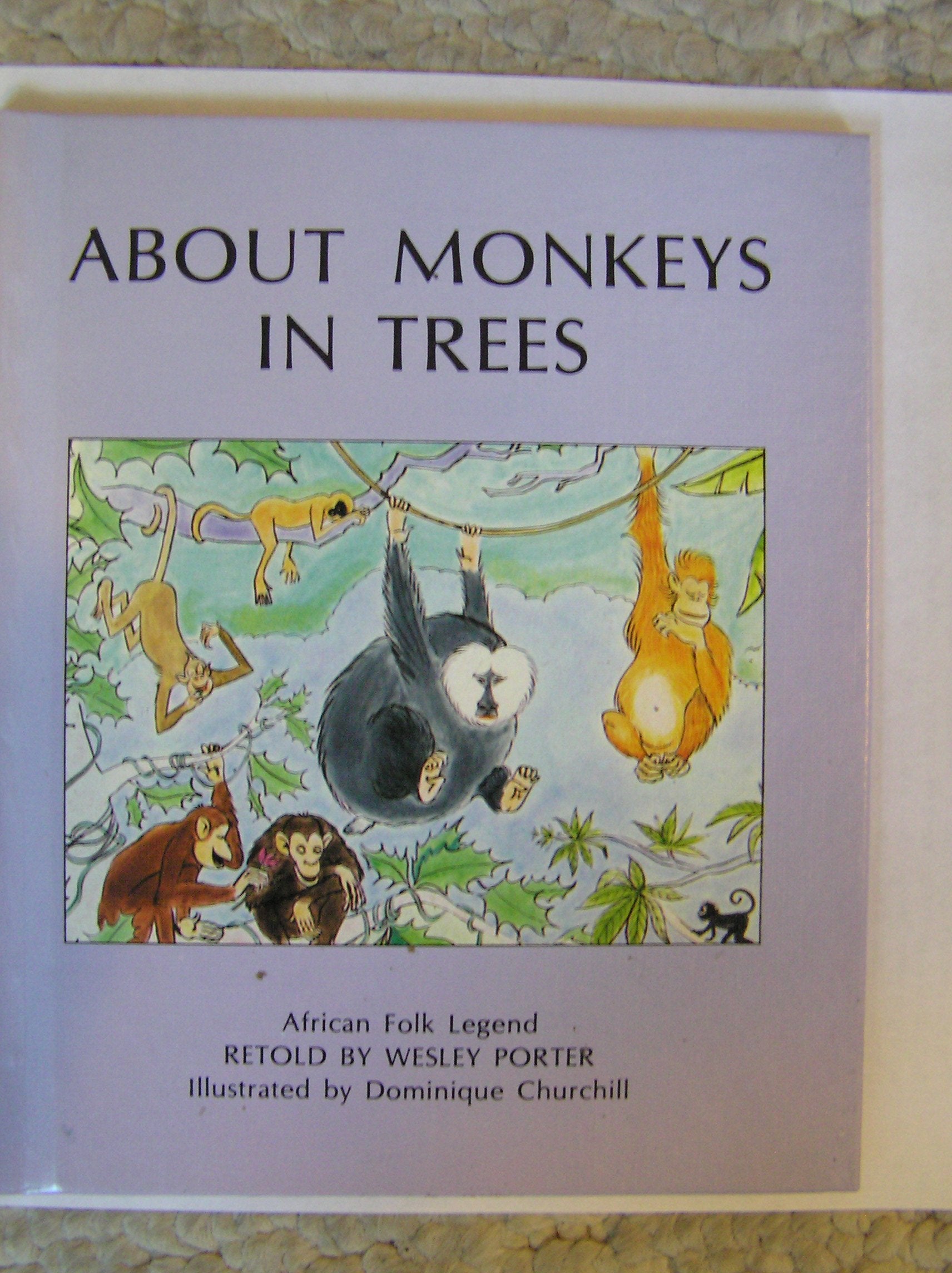 About monkeys in trees: African folk legend,Used